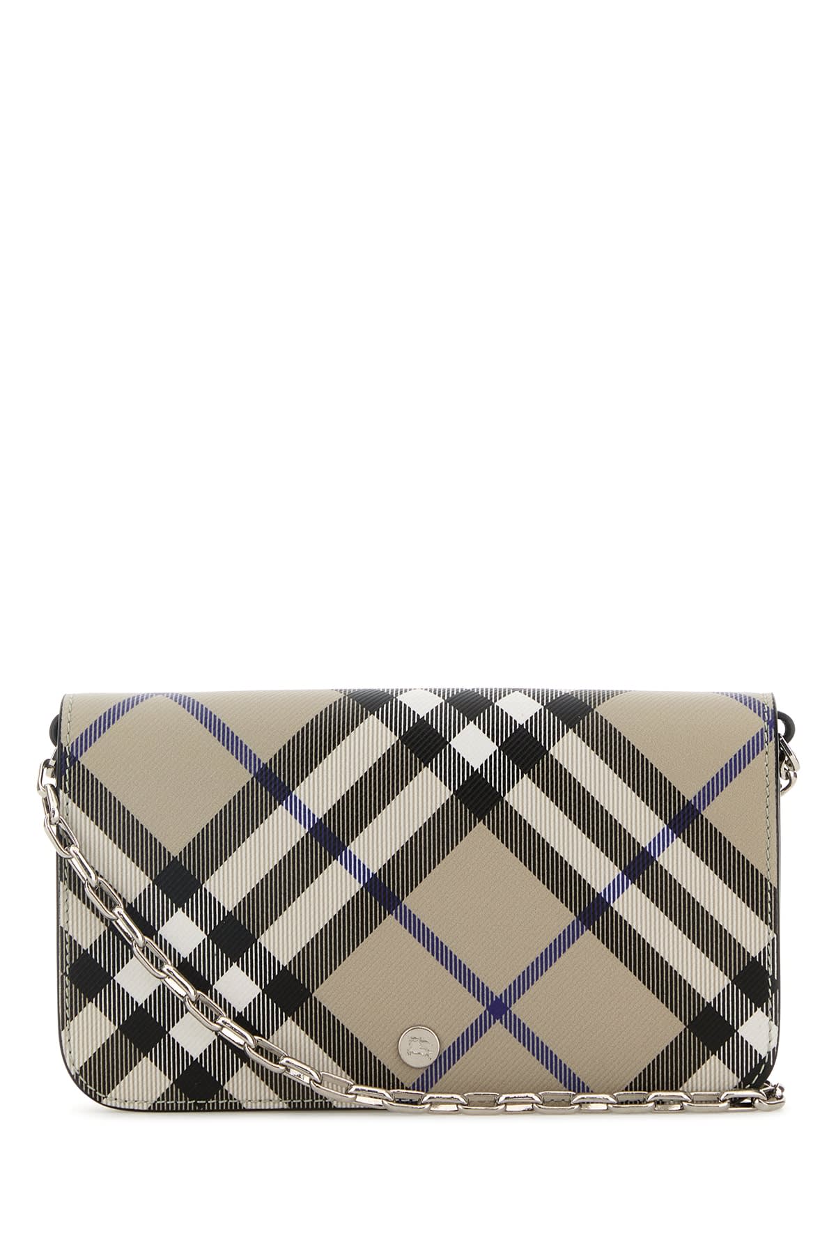 【送料&関税込】Burberry Checked Chain-linked Wallet Burberry Checked Chain-linked Wallet | italist