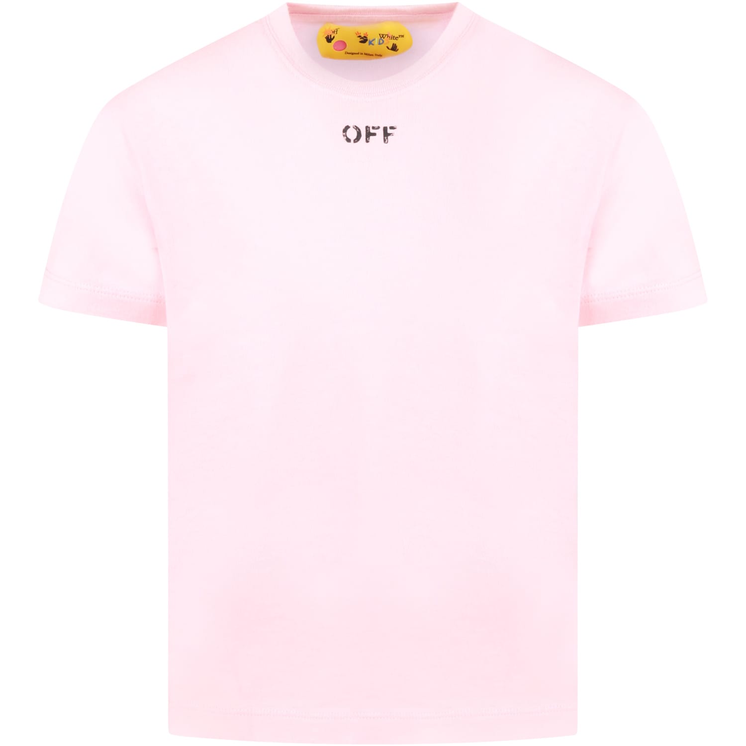 off white light pink shirt