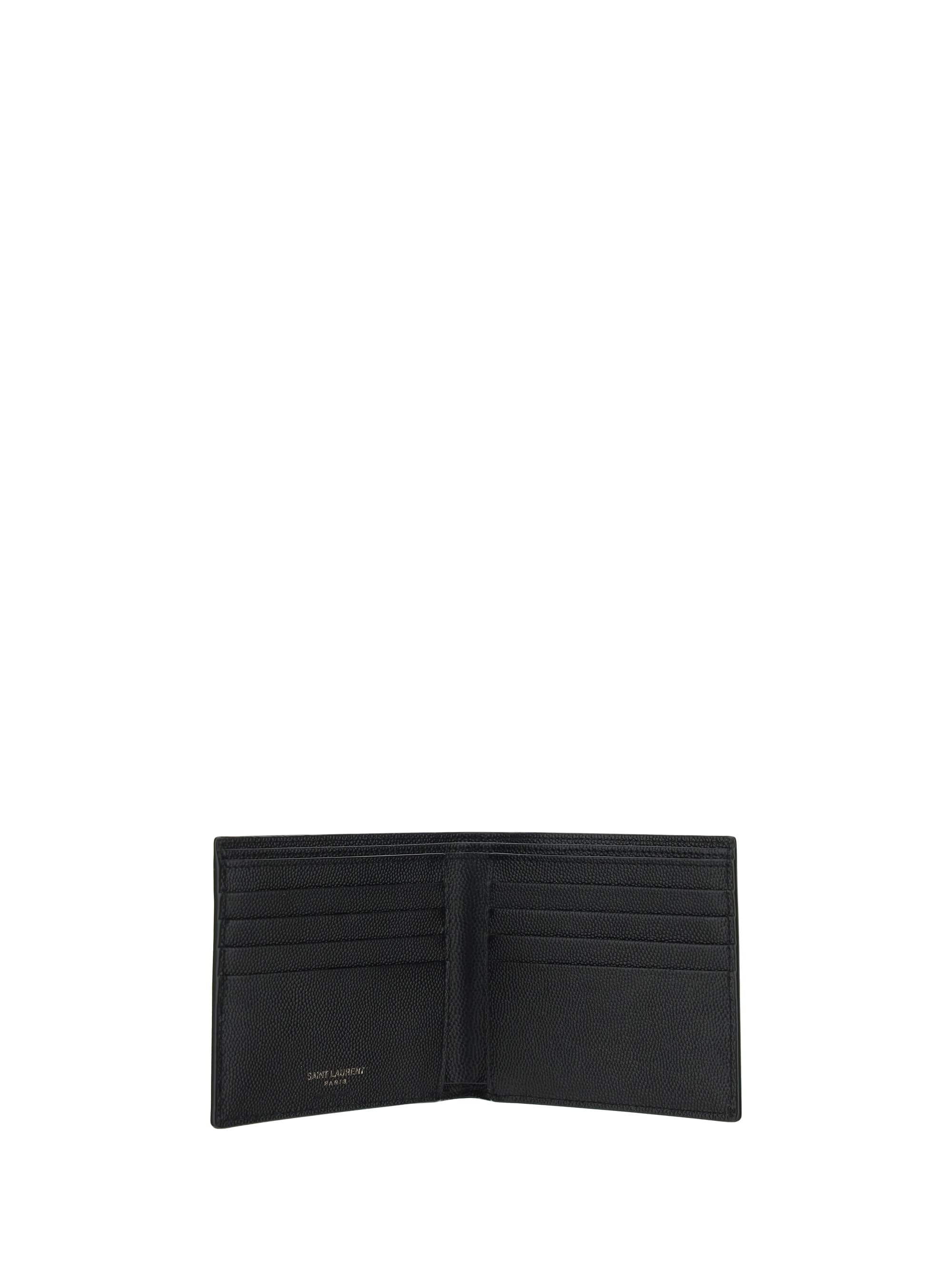 Saint Laurent Monogram - Wallet for Man - Black - 453276BTY0U1000