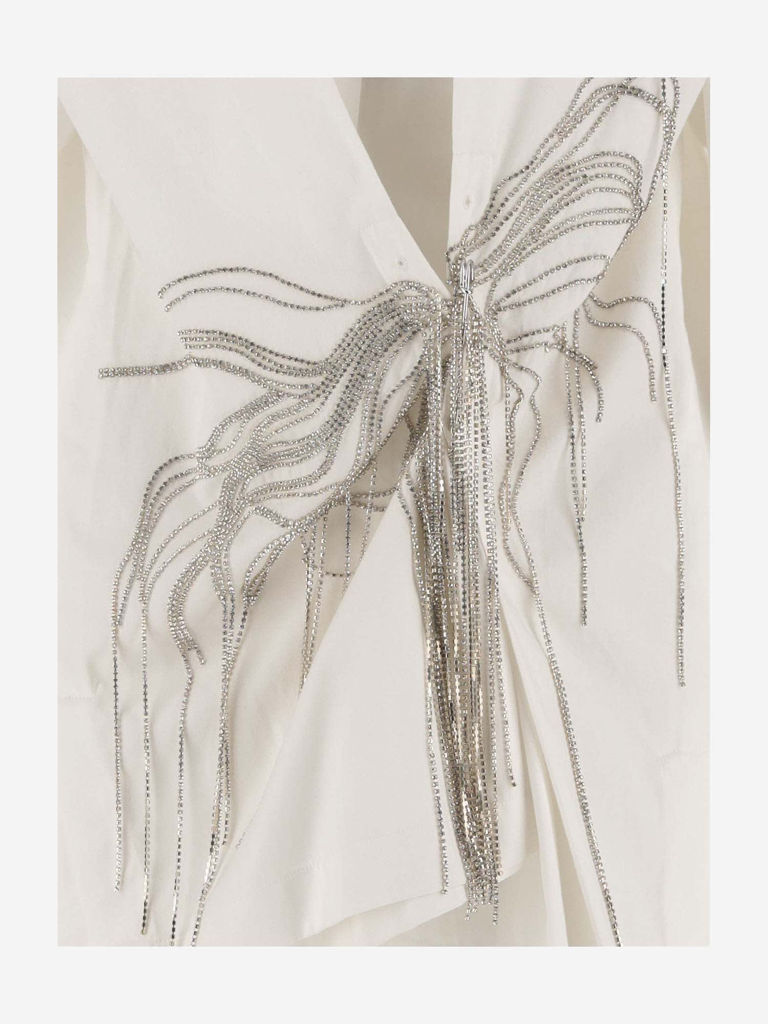 Dries Van Noten Cotton Shirt With Crystals | italist, ALWAYS