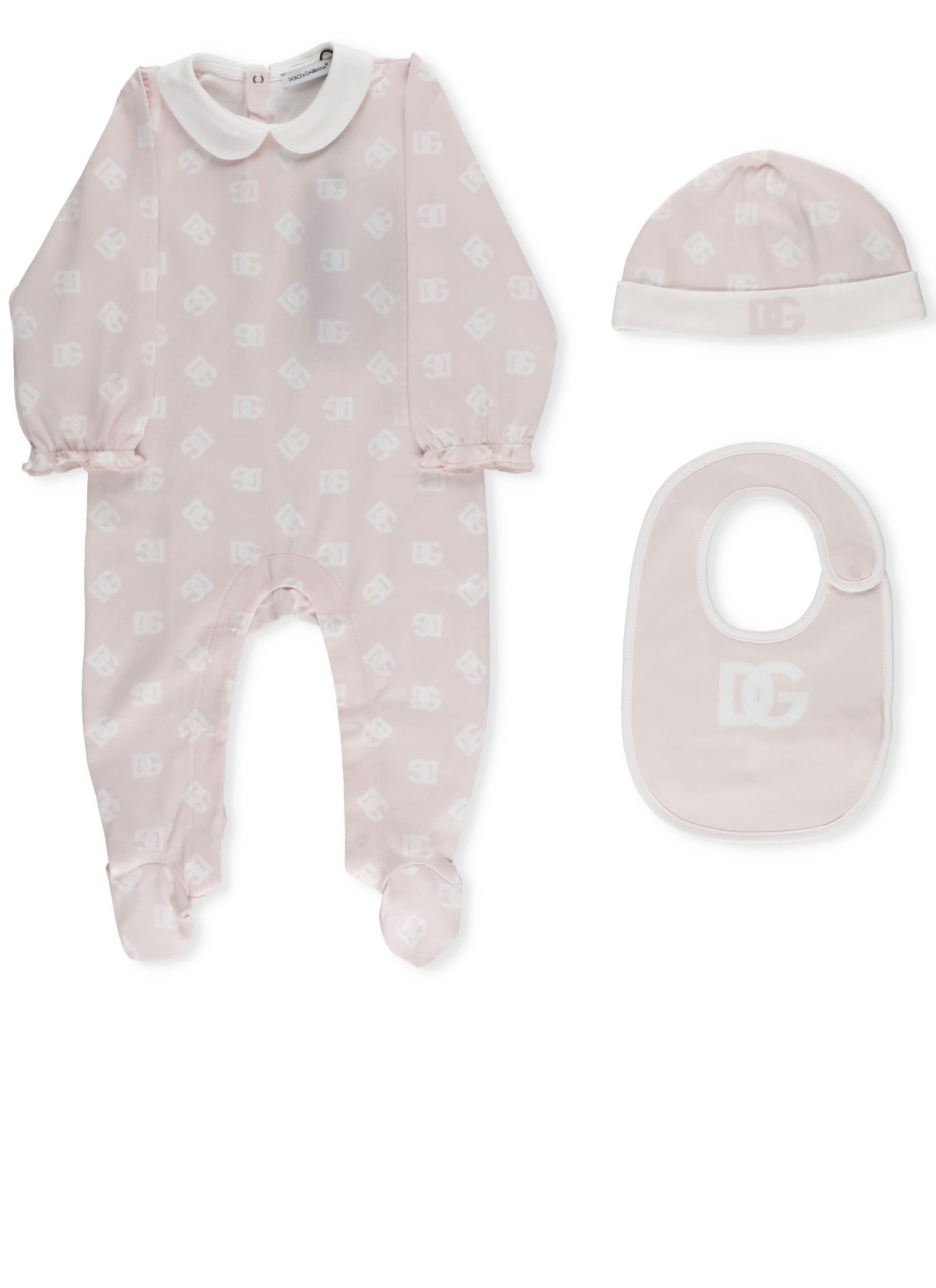 Dolce & Gabbana Cotton Logoed Onesie Set | italist, ALWAYS LIKE A SALE