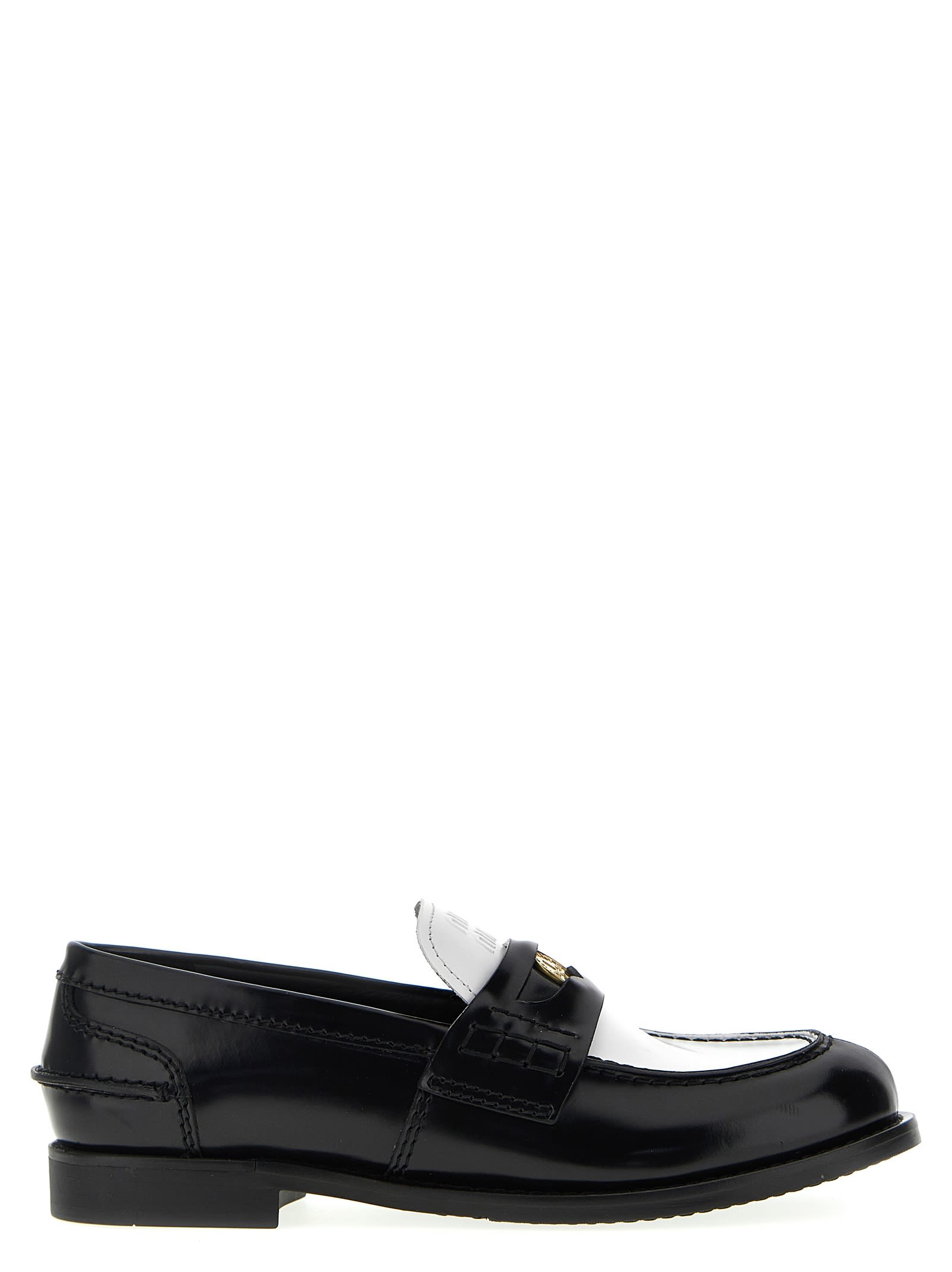 Miu Miu Leather Loafers | italist