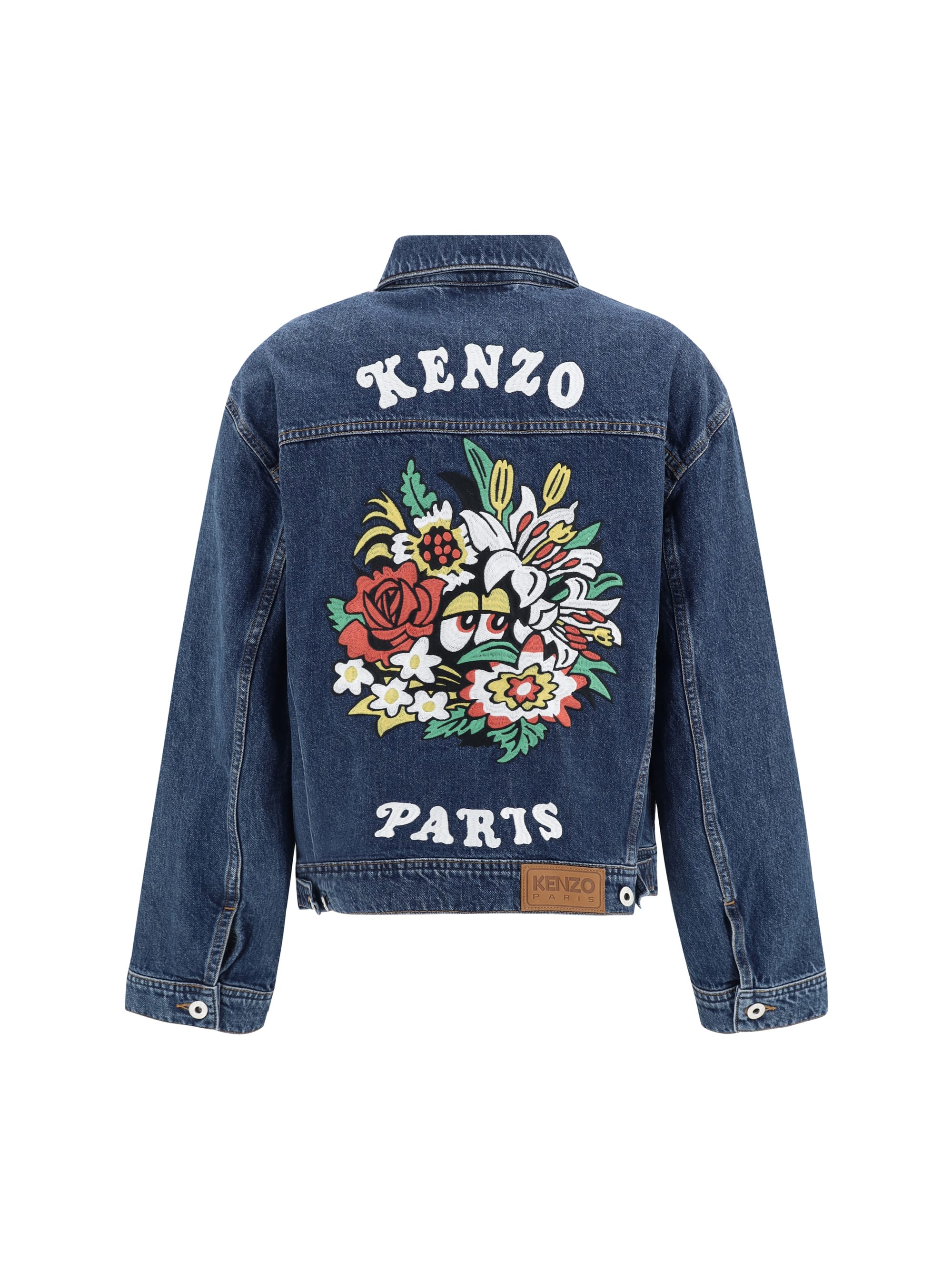 KENZO ケンゾー Maxi print Denim Jacket デニムジャケット Kenzo Maxi Print Denim Jacket | italist
