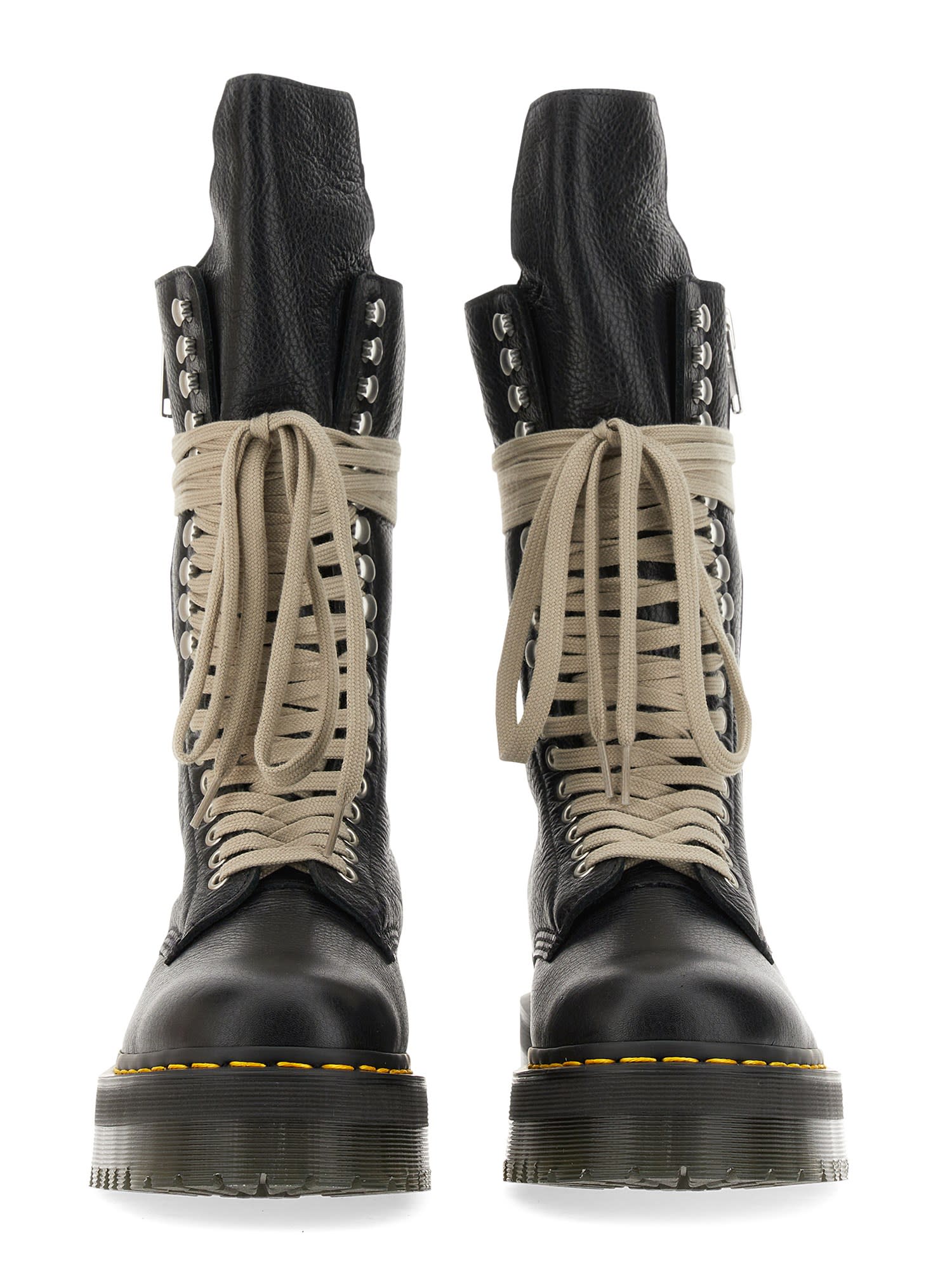 Rick Owens x Dr. Martens High Quad Sole Boot | italist, ALWAYS 