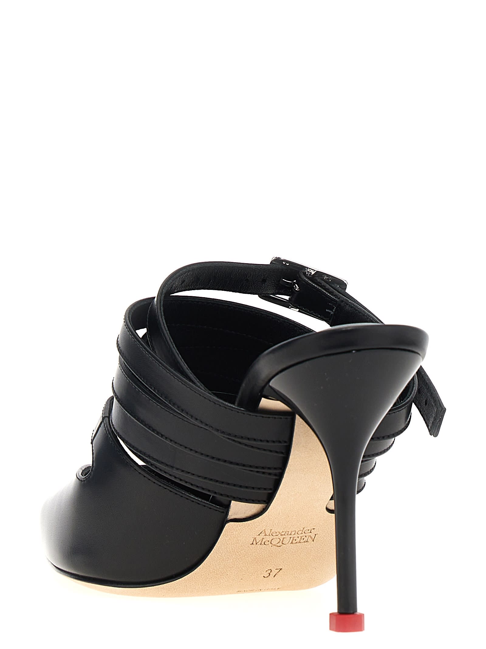 Alexander McQueen Strap Mules | italist