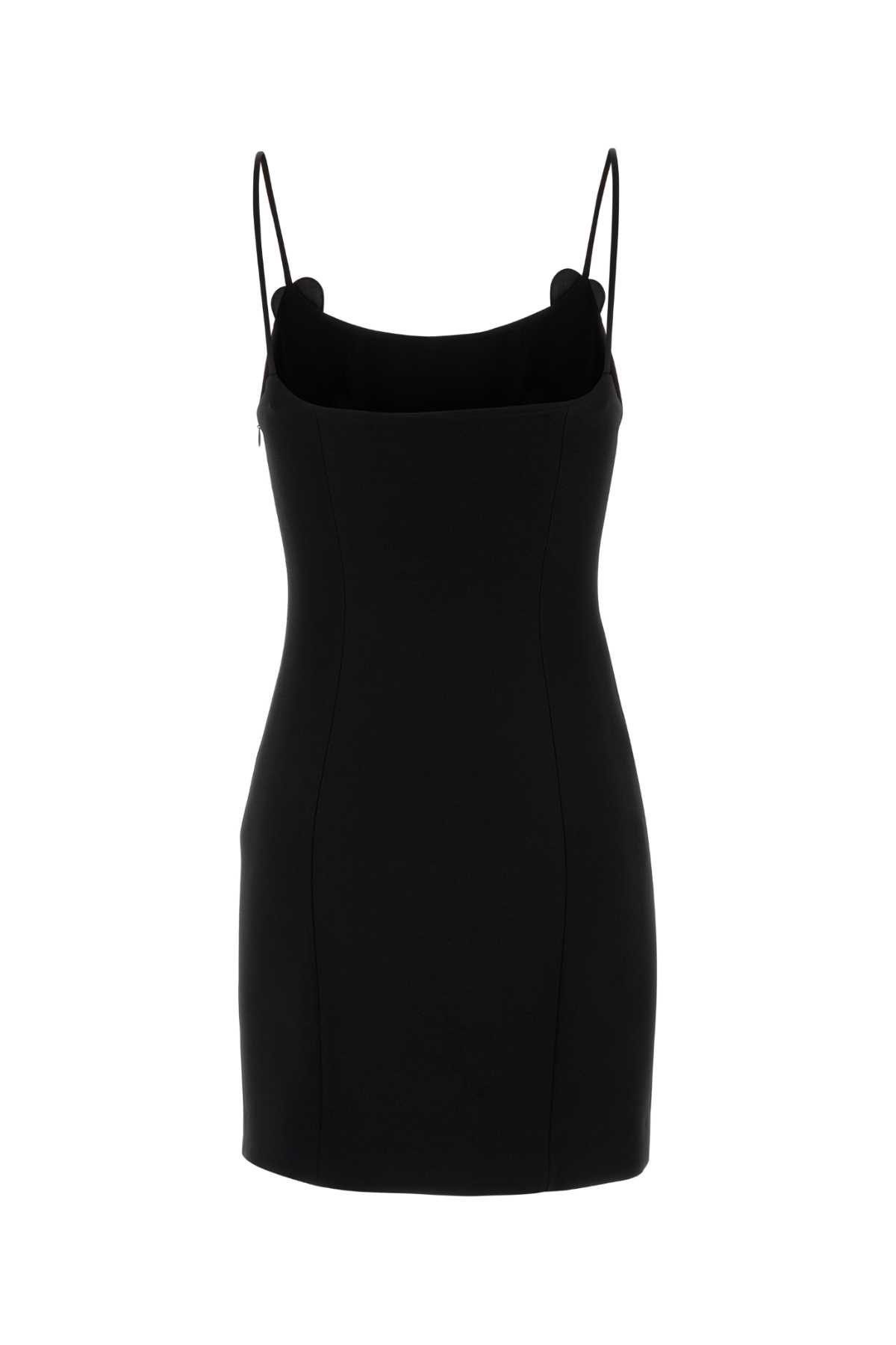 ワンピース BLUMARINE Black Cady Mini Dress Blumarine Black Stretch Cady Mini Dress Blumarine