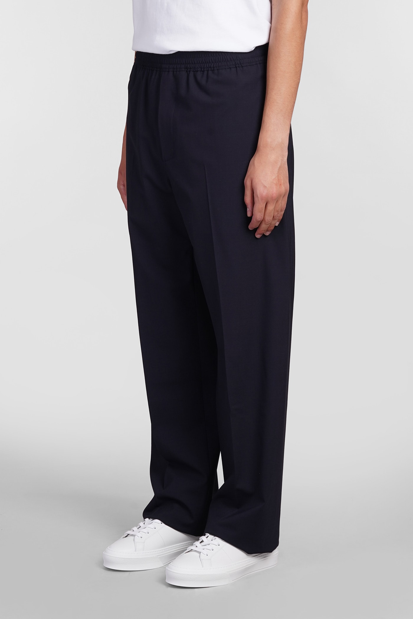 パンツ GIVENCHY BLUE WOOL PALAZZO PANT Givenchy Blue Wool Pants | italist