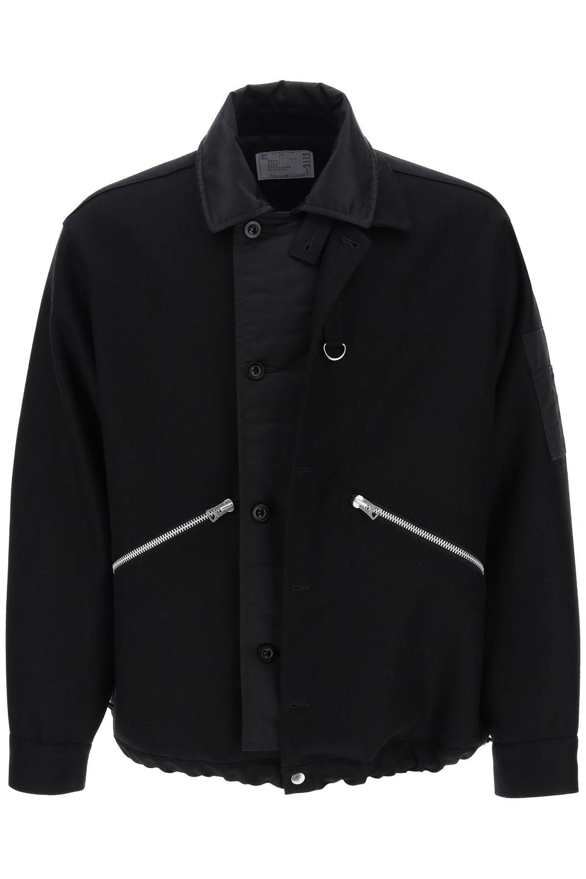 Sacai Melton Wool Blouson Jacket | italist