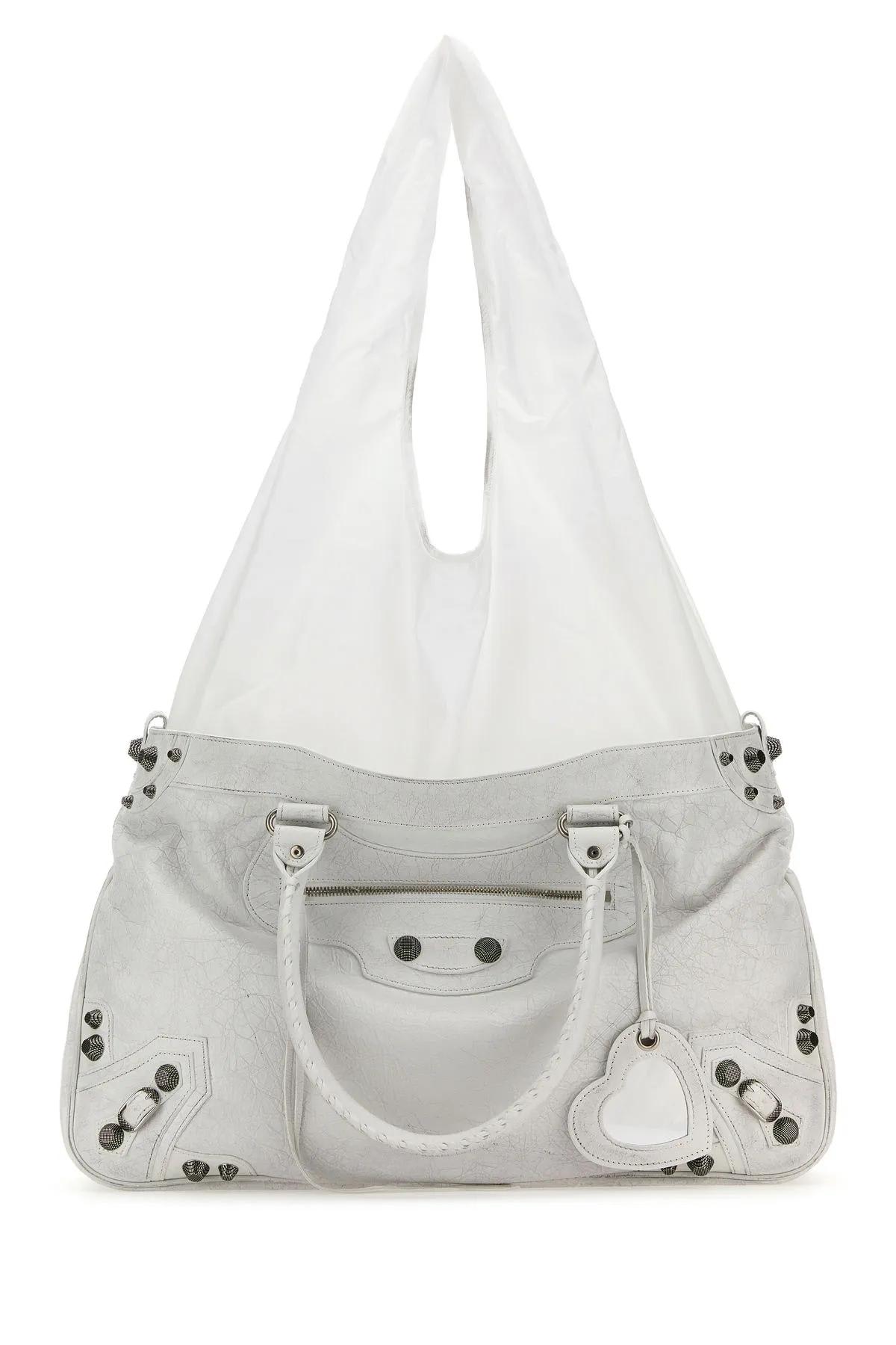 【関税&送料込】Balenciaga White Leather Neo Cagole Xl Plus Balenciaga Neo Cagole Xl Plus Shopping Bag | italist, ALWAYS