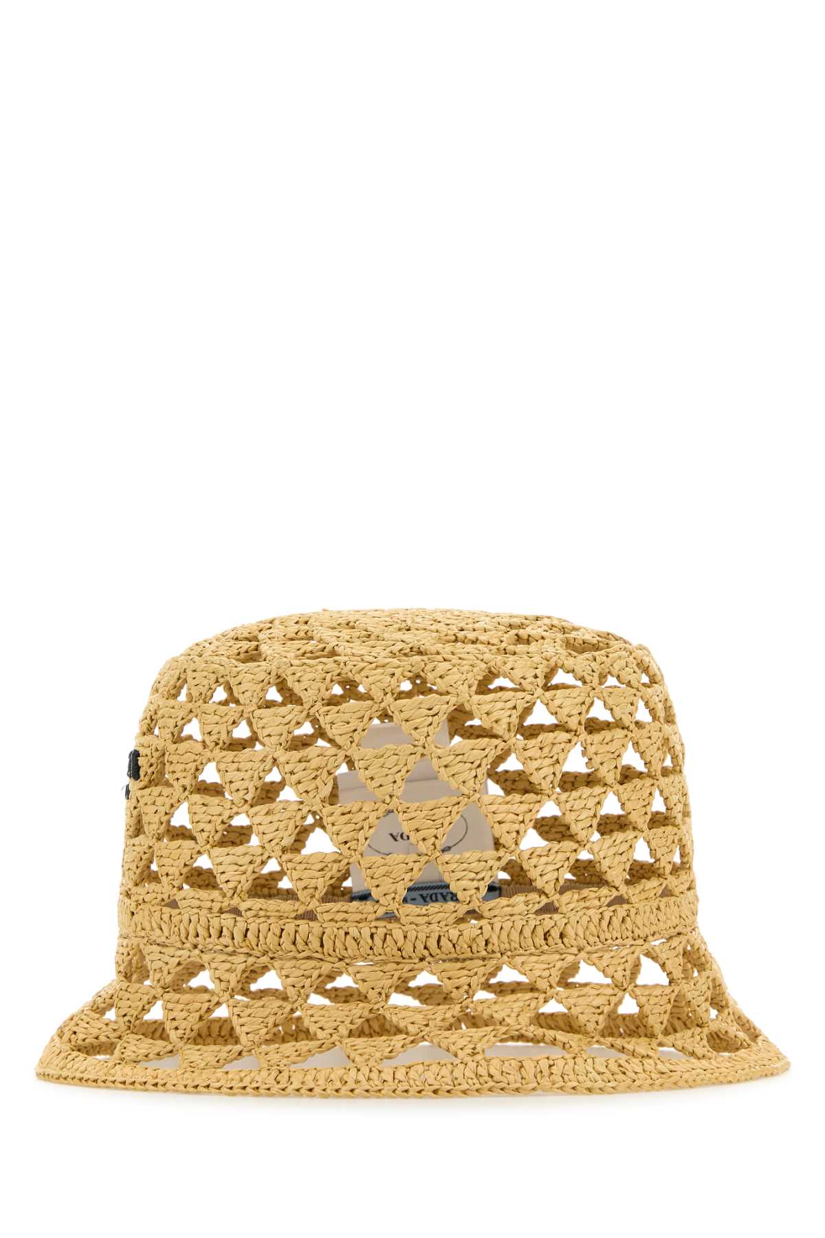 ハット PRADA SS25 Black raffia bucket hat (1HC1372C2T F0002) Prada // 2022 Black Raffia Bucket Hat – VSP Consignment