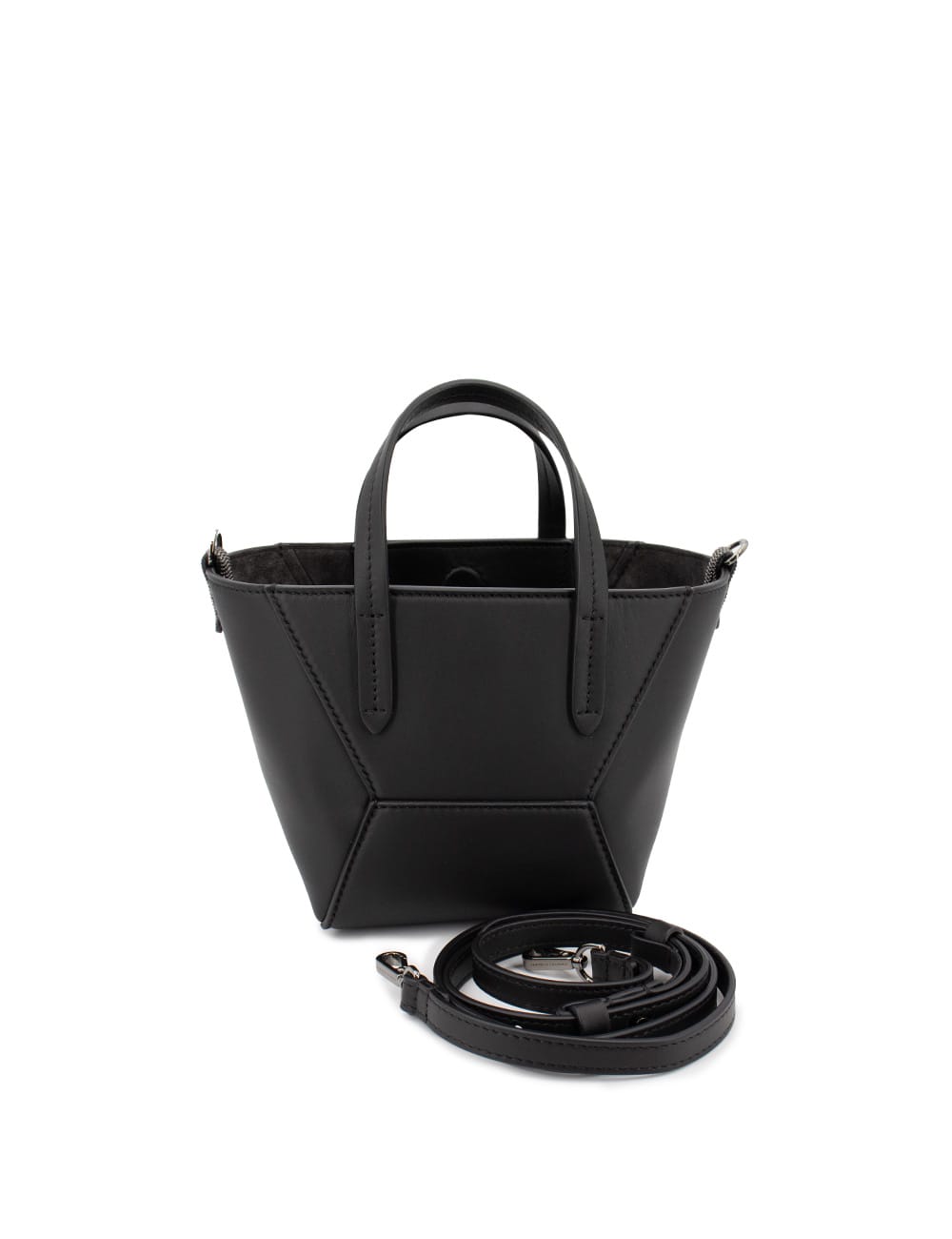 Brunello Cucinelli Black Leather Crossbody Bag | italist