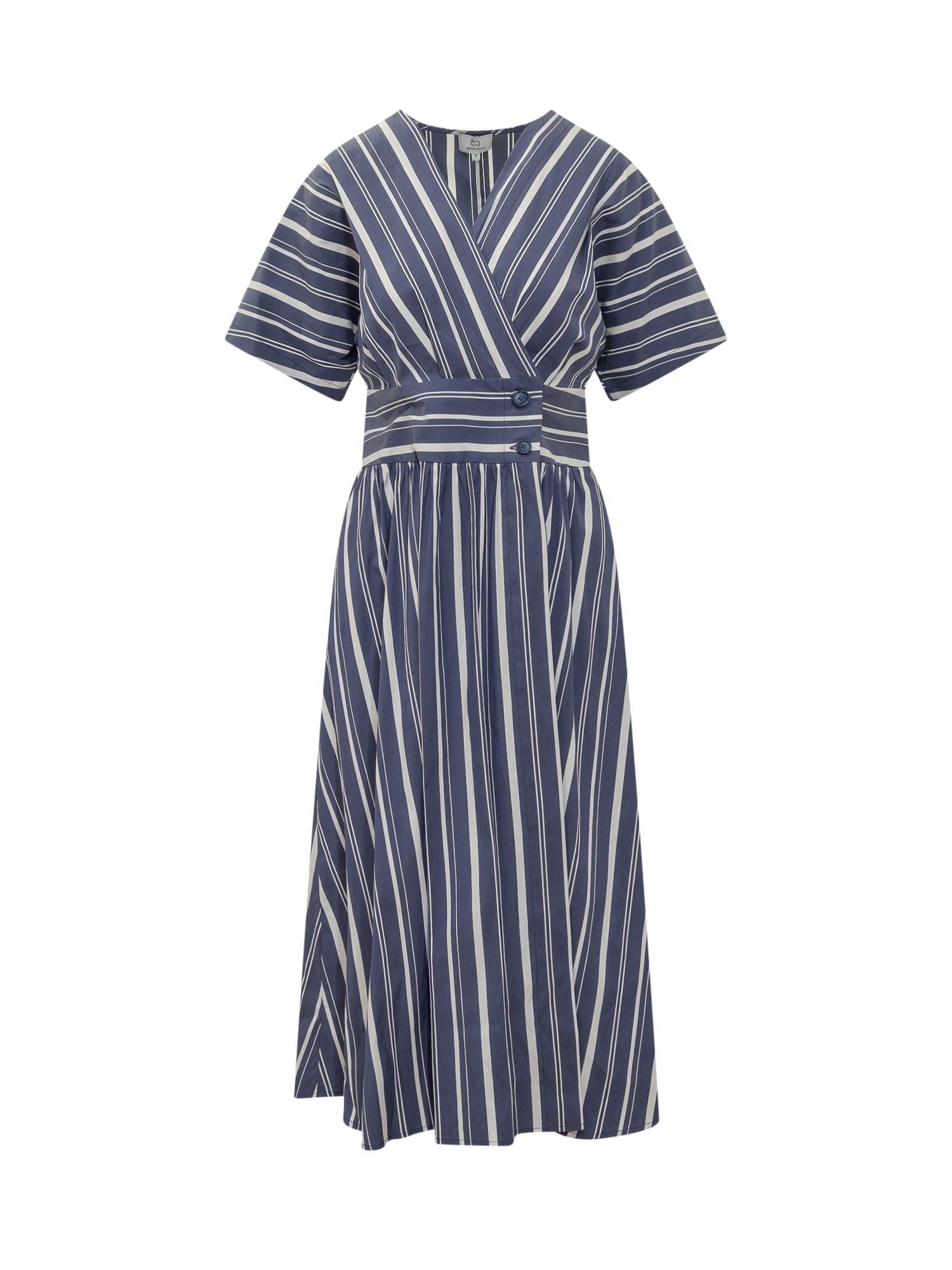 dress with striped pattern