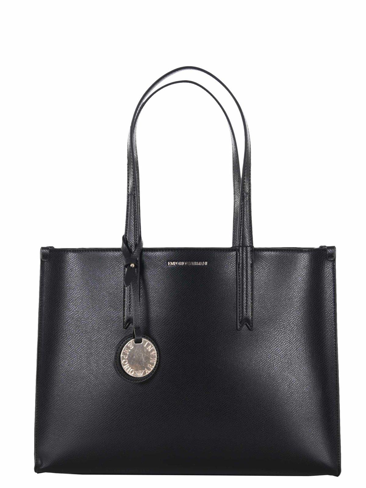 Emporio Armani Logo-tag Zipped Tote Bag | italist