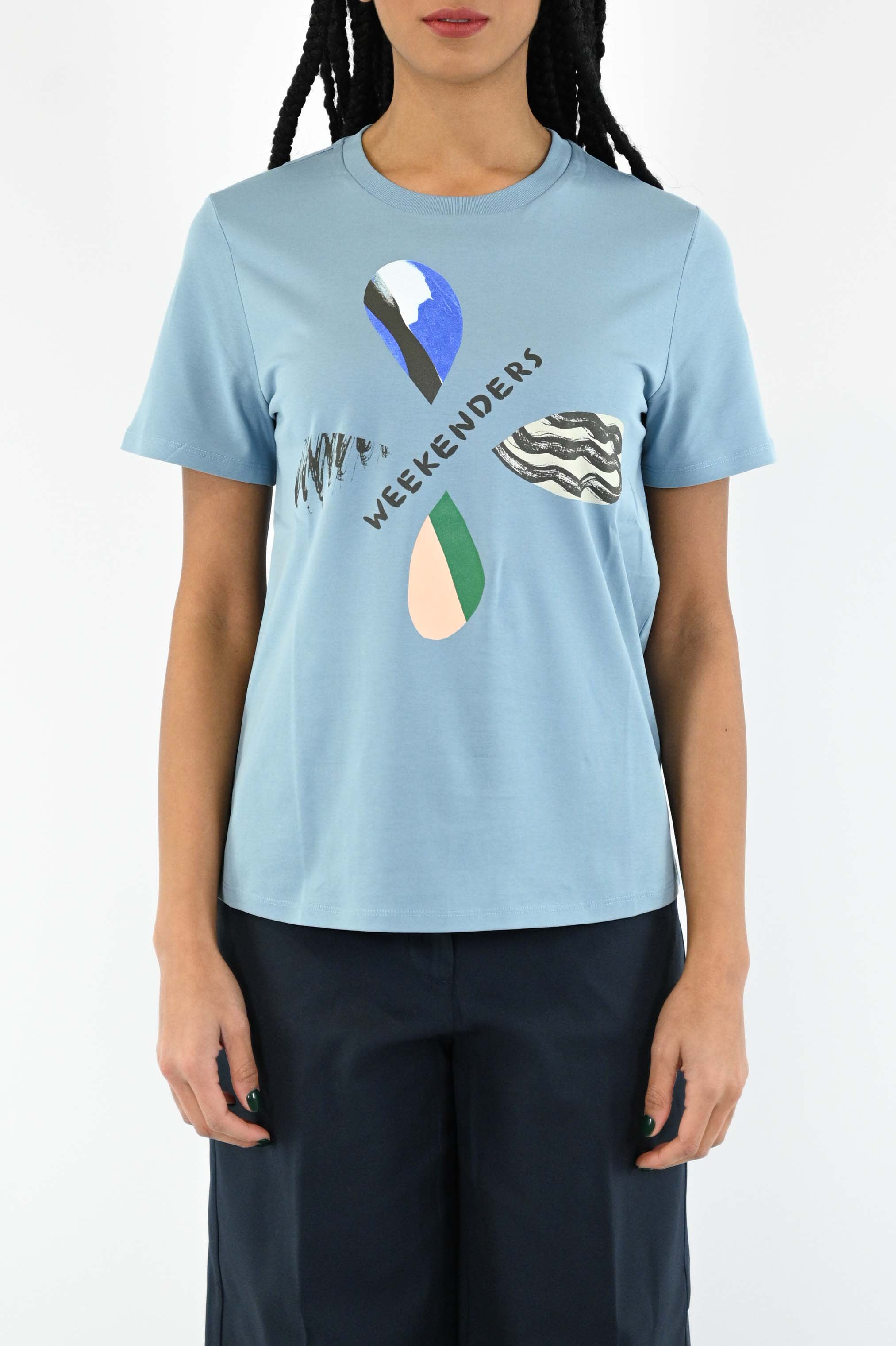 Max Mara Onda Logo Cotton T-shirt