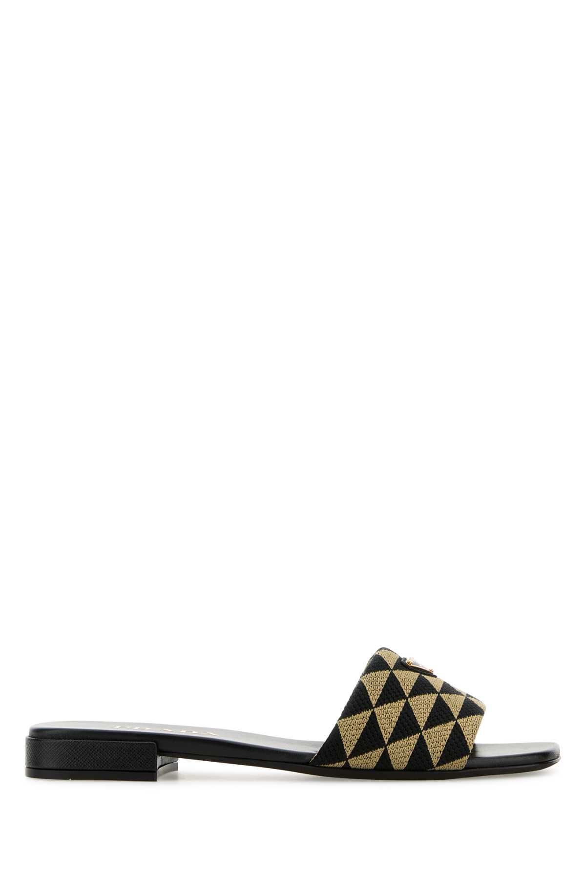 サンダル・ミュール Prada Embroidered Fabric Slippers Prada Embroidered Fabric Slides | Saks Fifth Avenue