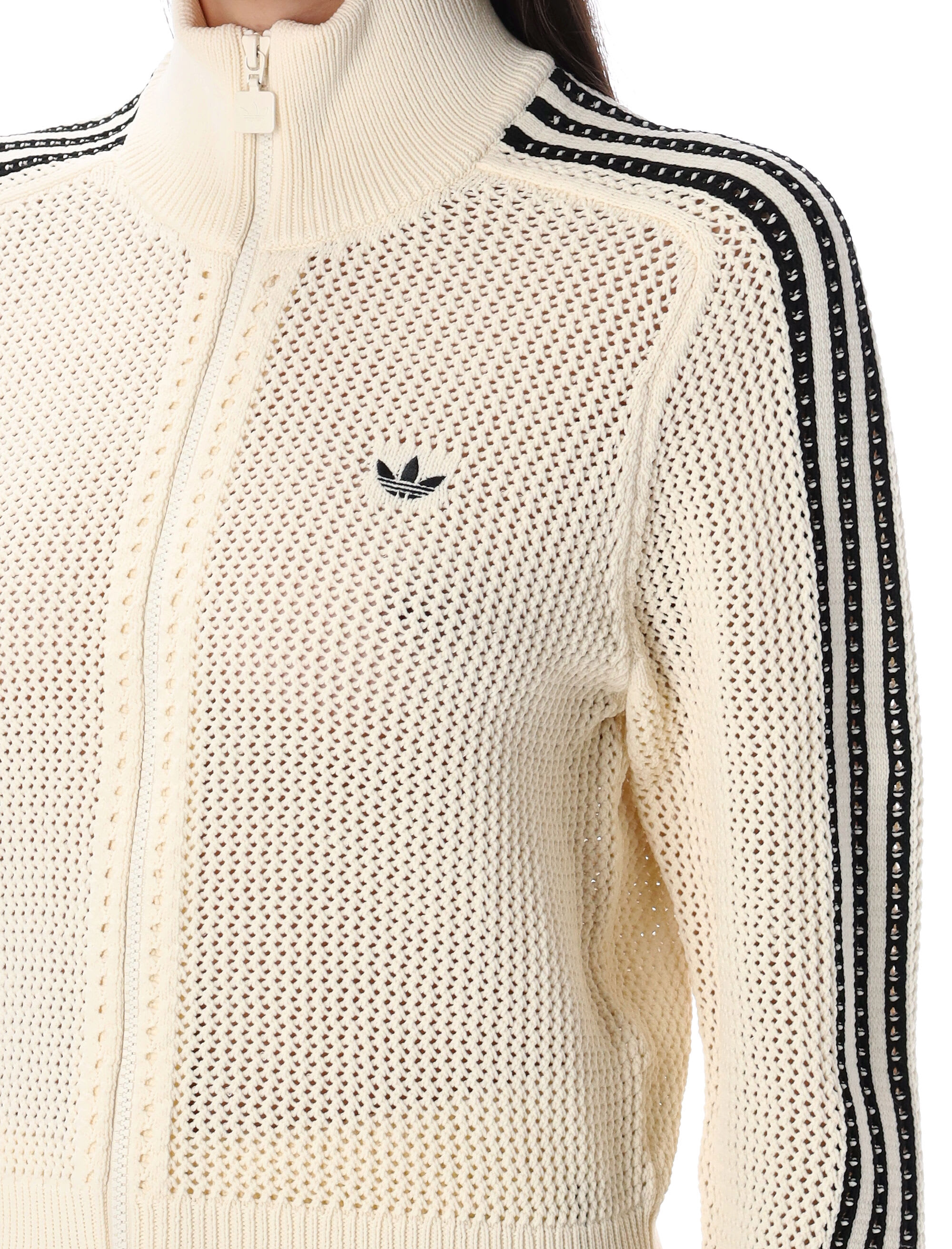★Adidas★Originals Premium Crochet Track Top★ CLOTHING - Originals Premium Crochet Track Top - Red