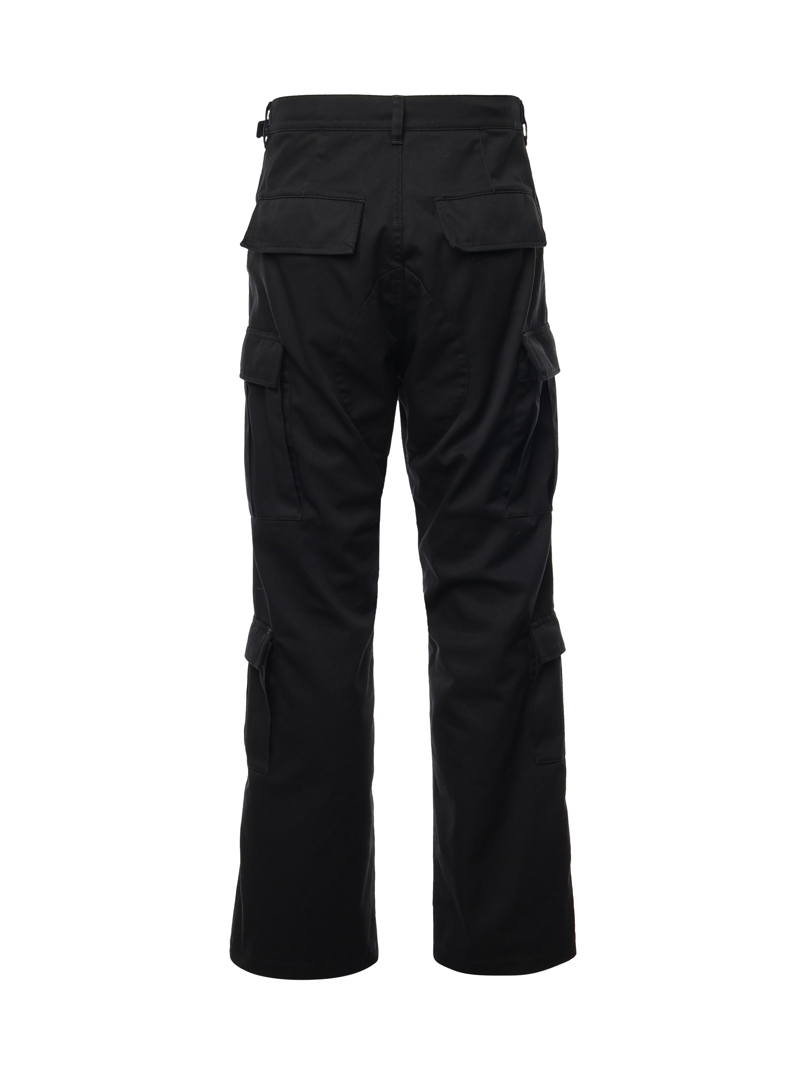 BALENCIAGA Cargo パンツ レギュラーフィット 814567TRP091000 Women's Cargo Pants Regular Fit in Black | Balenciaga US