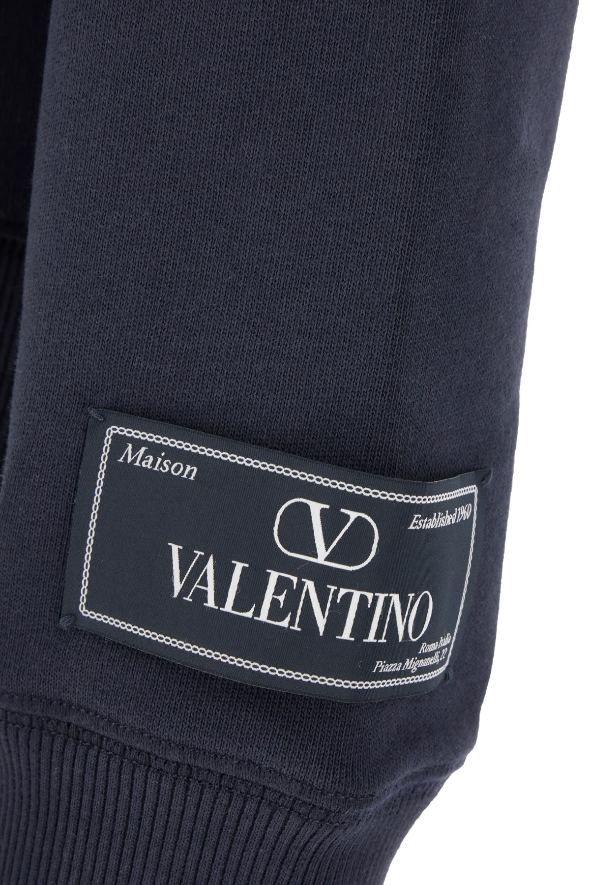 Valentino Garavani Navy Blue Cotton Sweatshirt | italist