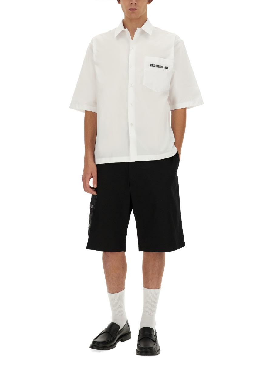 Moschino Upsidedown Logo Shirt | italist