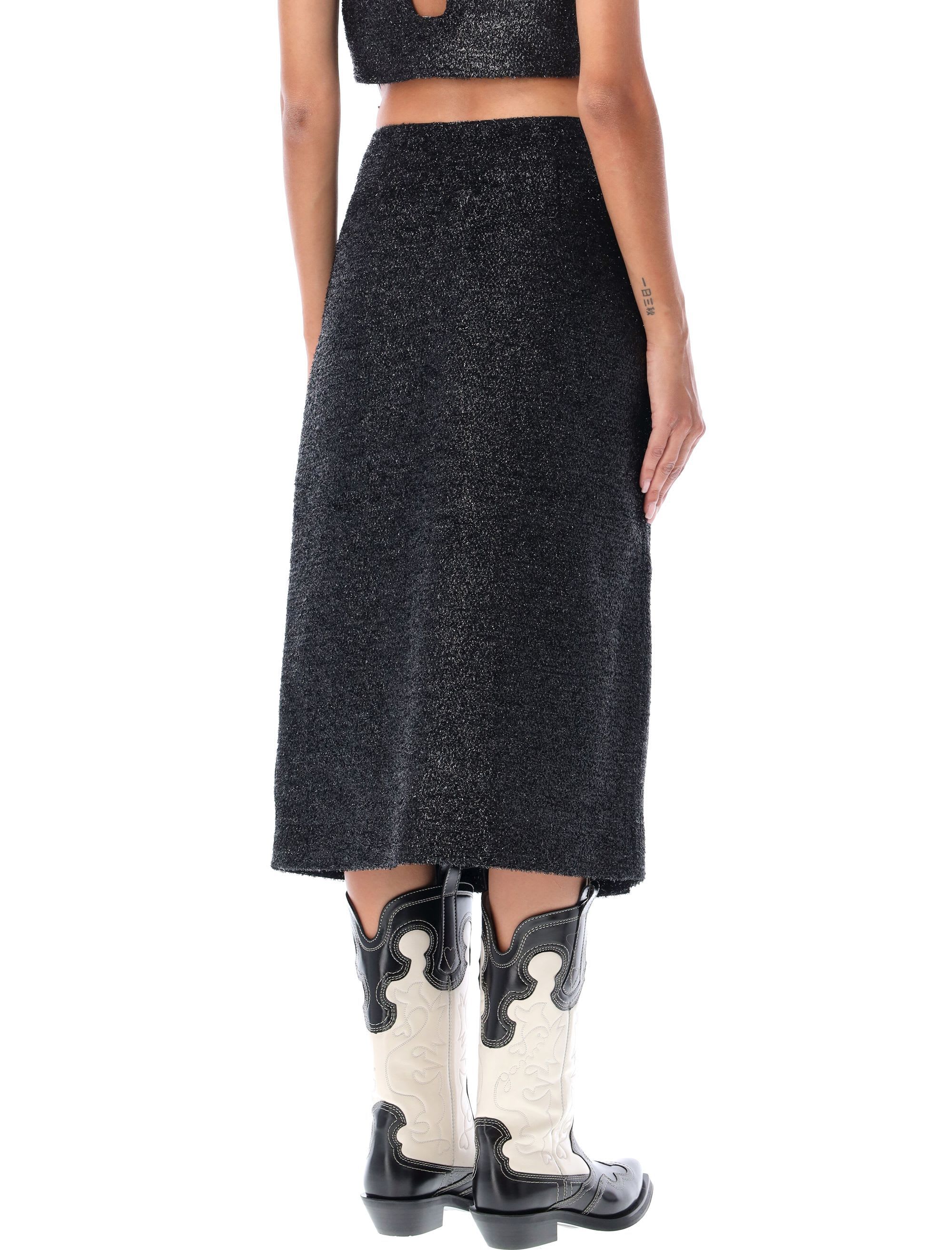 スカート Ganni Sequin midi skirt GANNI Sequins Midi Skirt | endource