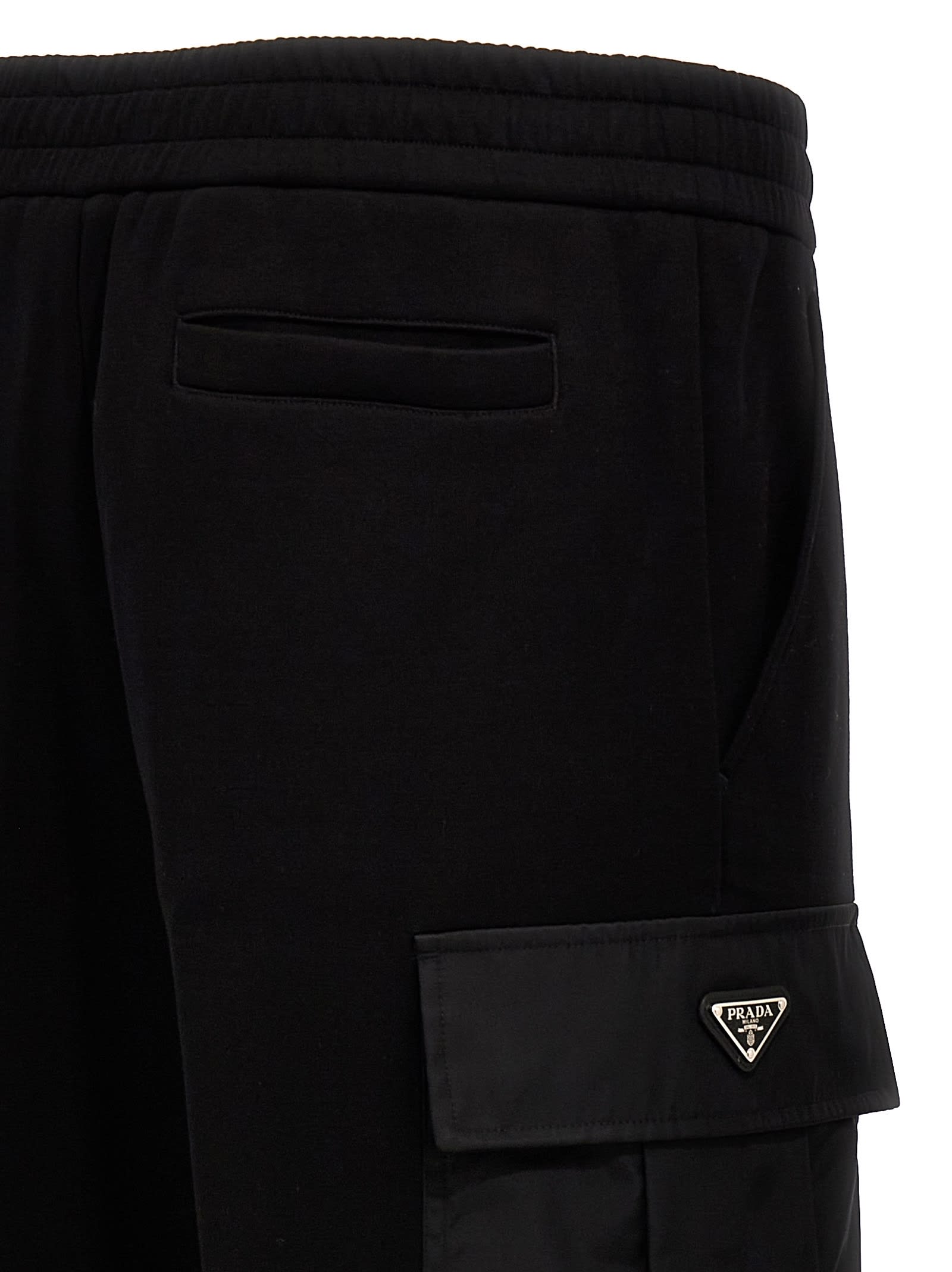 Prada Nylon Insert Cargo Joggers | italist
