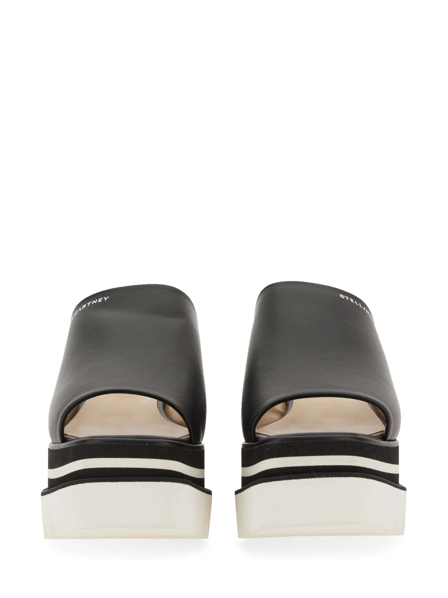 サンダル・ミュール Stella McCartney Black alter mat Elyse slippers Stella Mccartney Black alter mat Sneak Elyse slippers