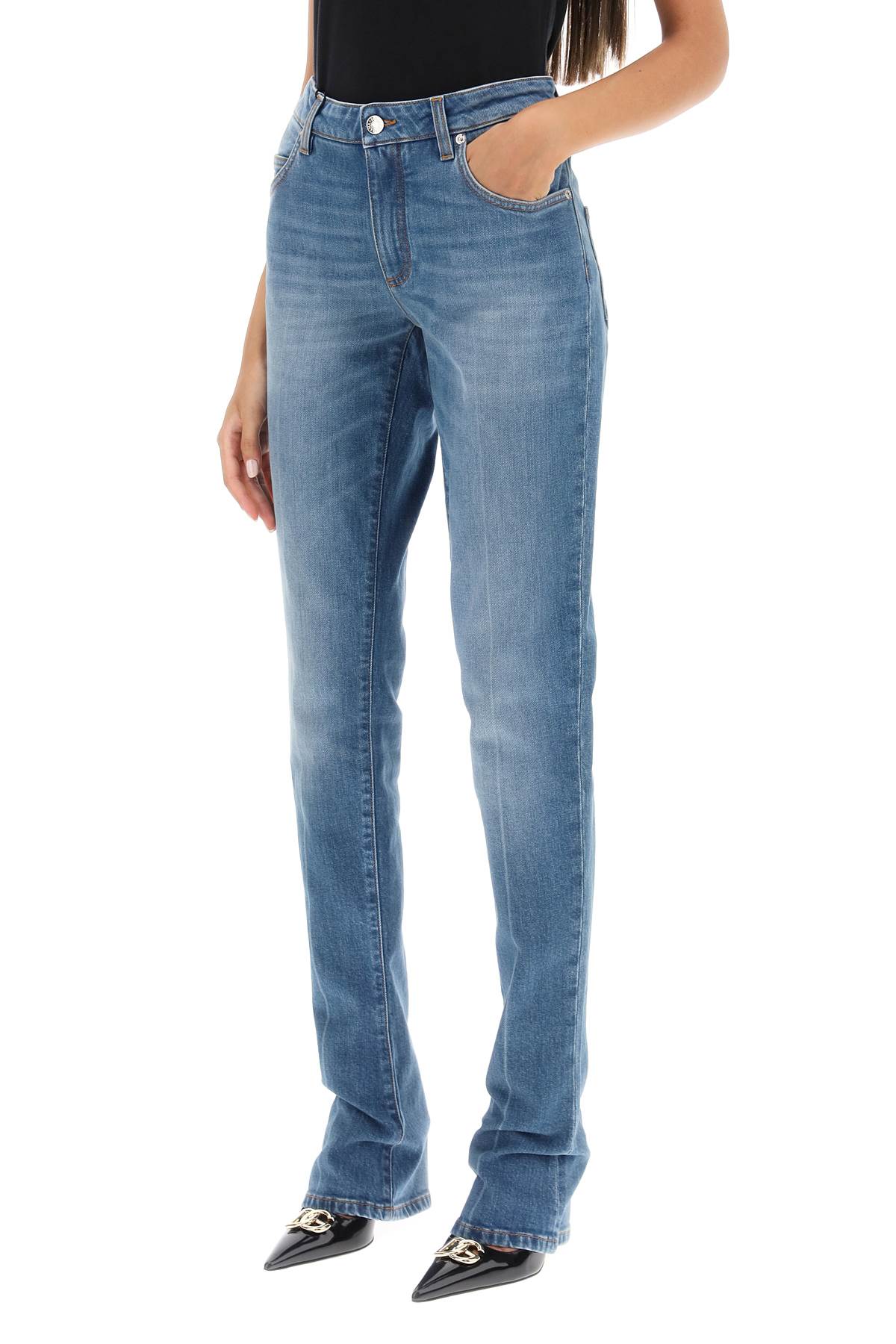 Dolce & Gabbana Low Rise Trumpet Jeans | italist