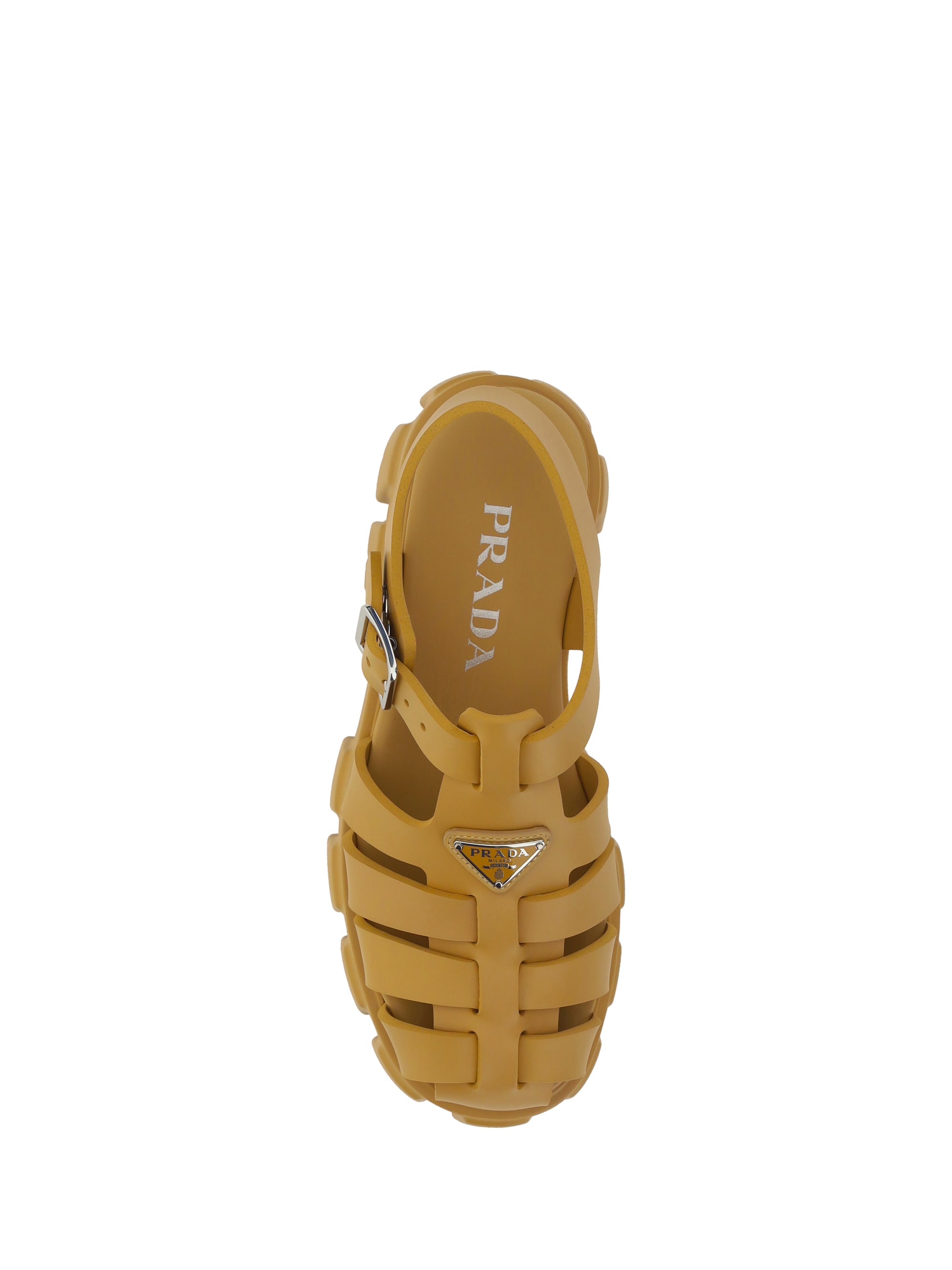 PRADA ロコフレトオフントゥサンタル 1X416N038 F0002 楽天市場】PRADA プラダ フラットサンダル 1X416N 038