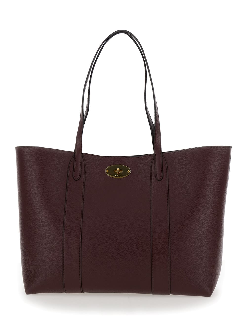 【MULBERRY】BAYSWATER MINI TOTE BAG Mulberry | Mini Zipped Bayswater | Chalk Small Classic Grain