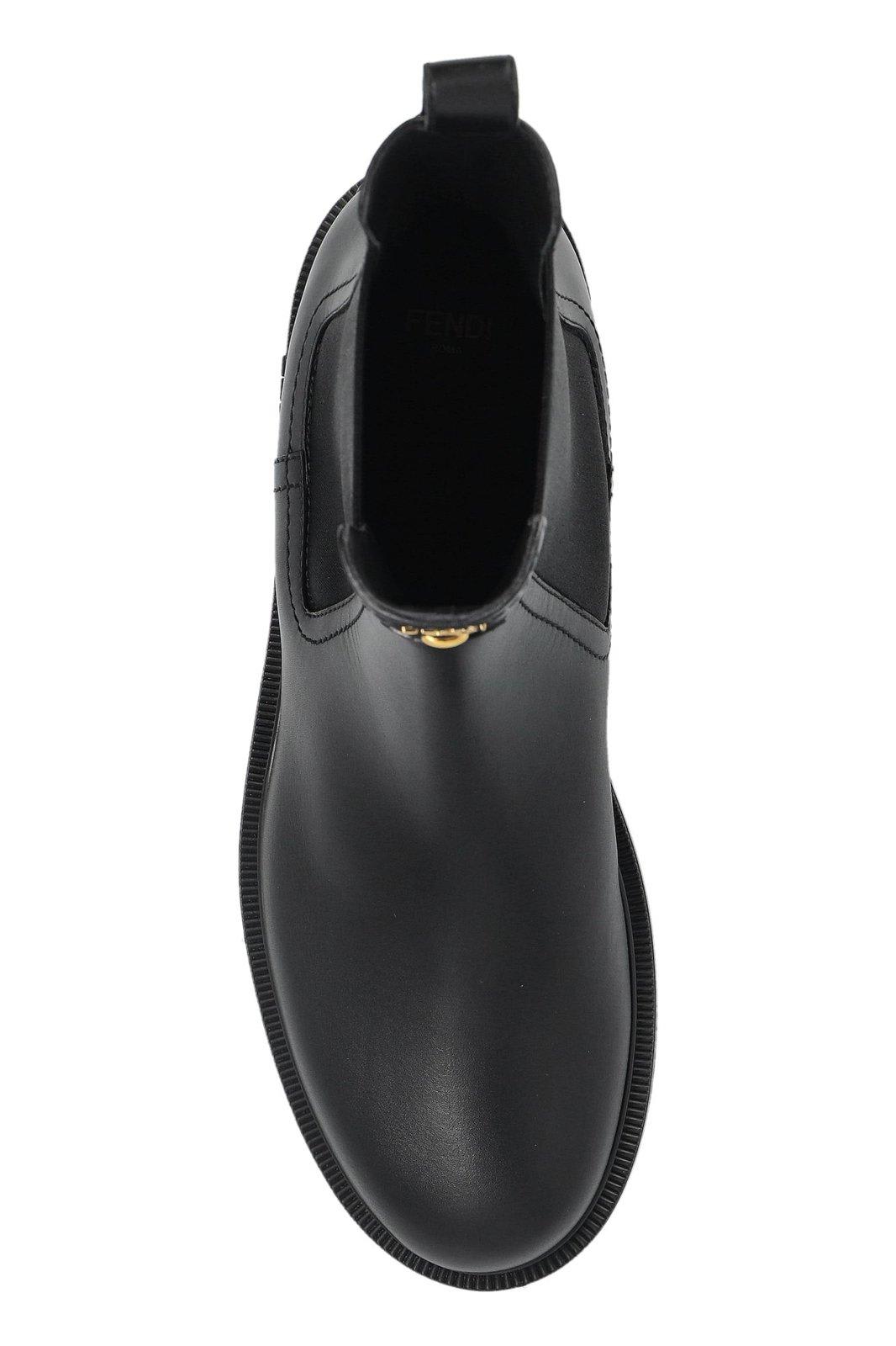Fendi Filo Biker Ankle Boots | italist