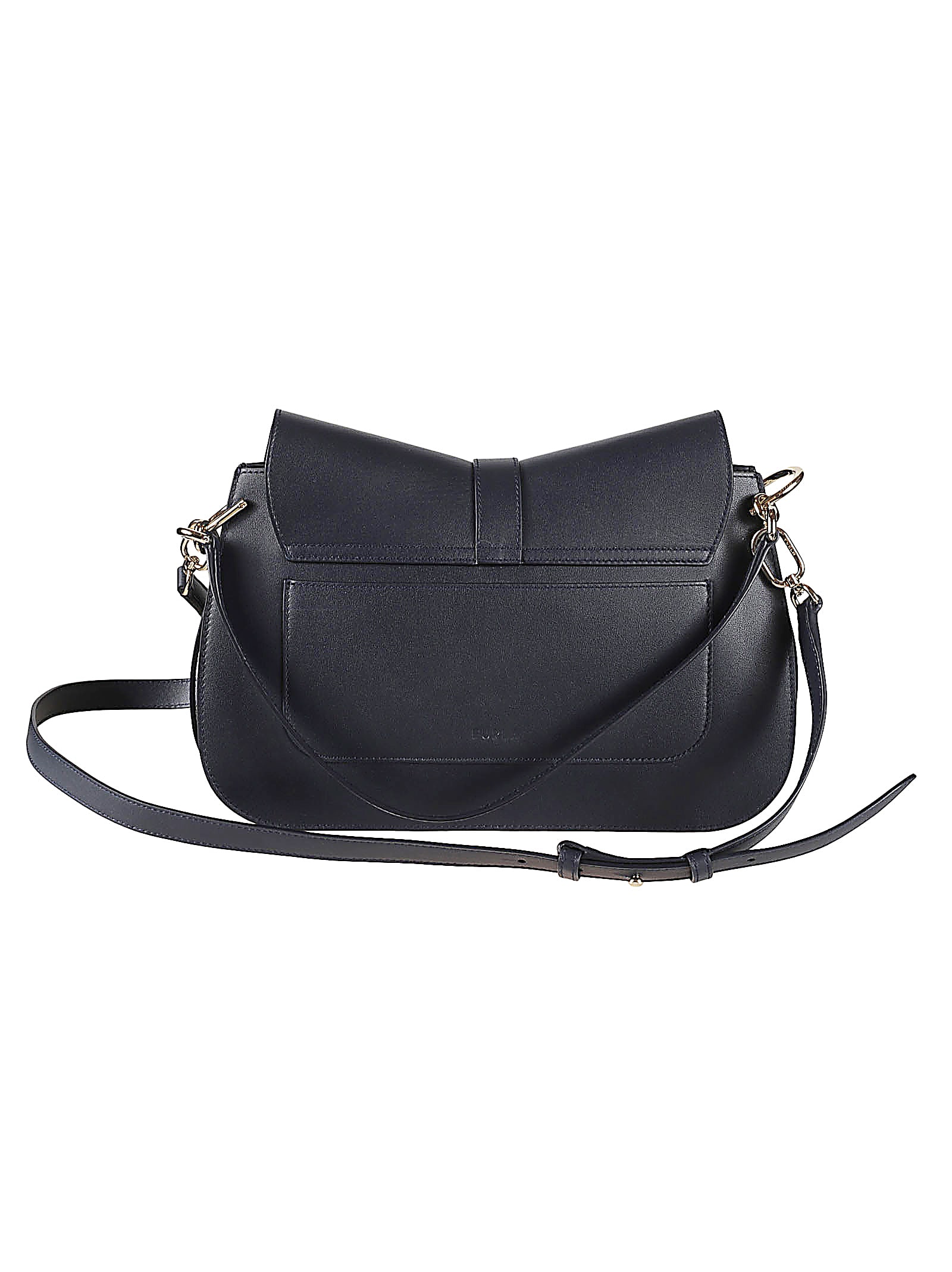 【送料&関税込】Furla Logo Buckle Shoulder Bag Furla logo-buckle Shoulder Bag | Black | FARFETCH