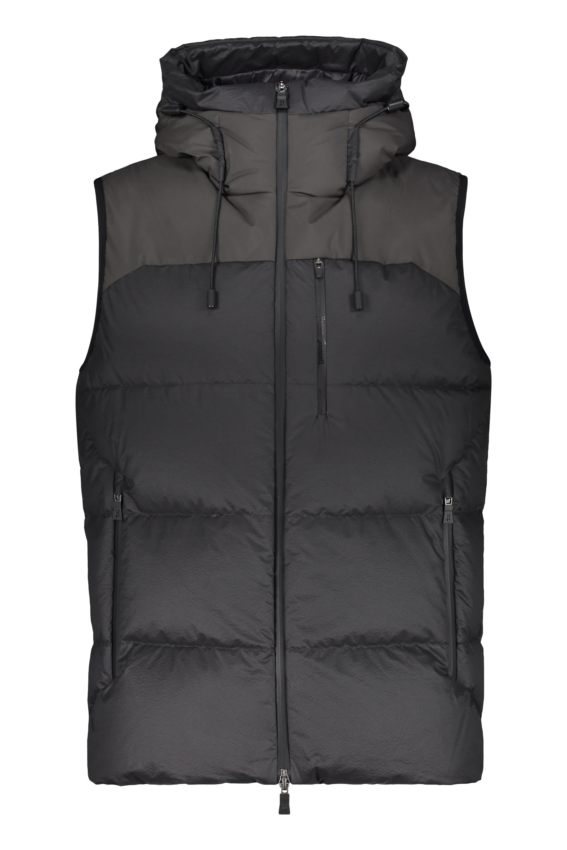 HERNO／LAMINAR-down vest【48】 Herno Laminar Full Zip Down Vest | italist