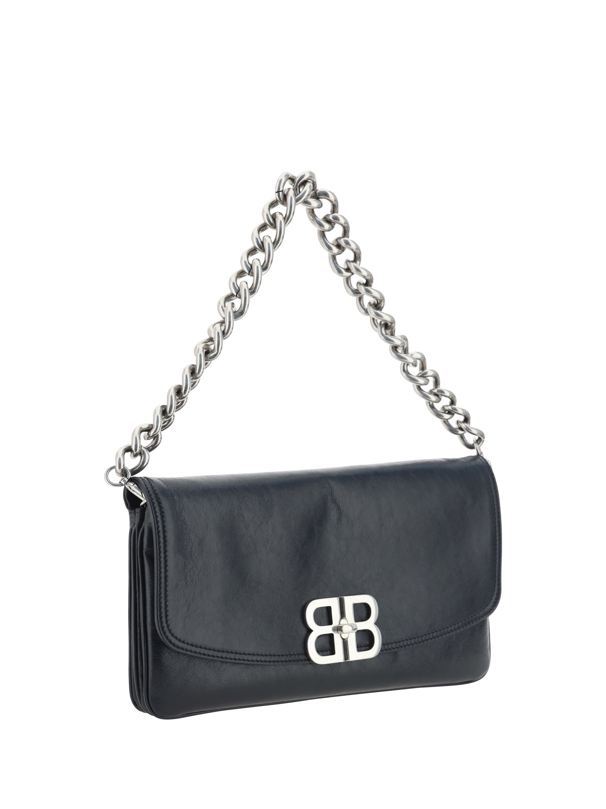 【関税＆送料込み】Balenciaga Shoulder Bags Balenciaga Women's Leather Gossip Shoulder Bag XS in Black