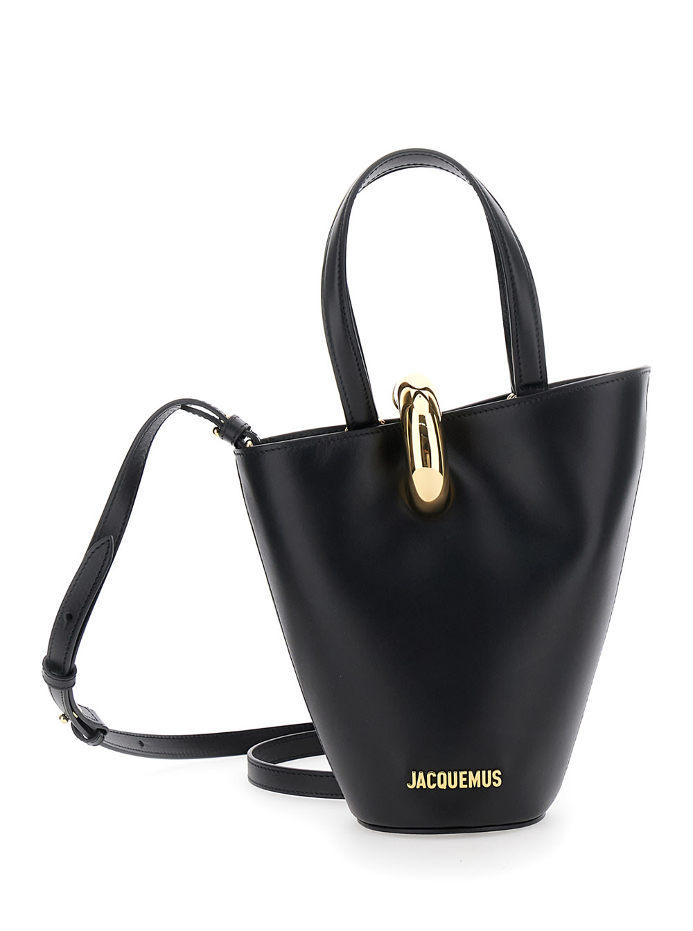 【関税＆送料込み】Jacquemus 'Le Petit Bambina' Black Shoul Jacquemus Le Petit Bambimou Shoulder Bag | Black | FARFETCH