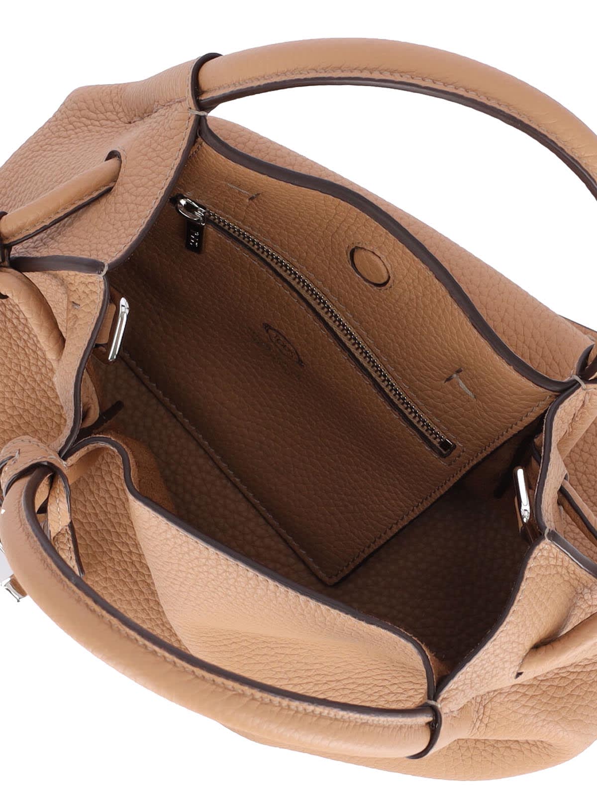 VIP.TOD'S SMALL BUCKET BAG IN SMOOTH LEATHER 関税送料込 Woman MULTICOLOUR Bucket Bag in Leather Small