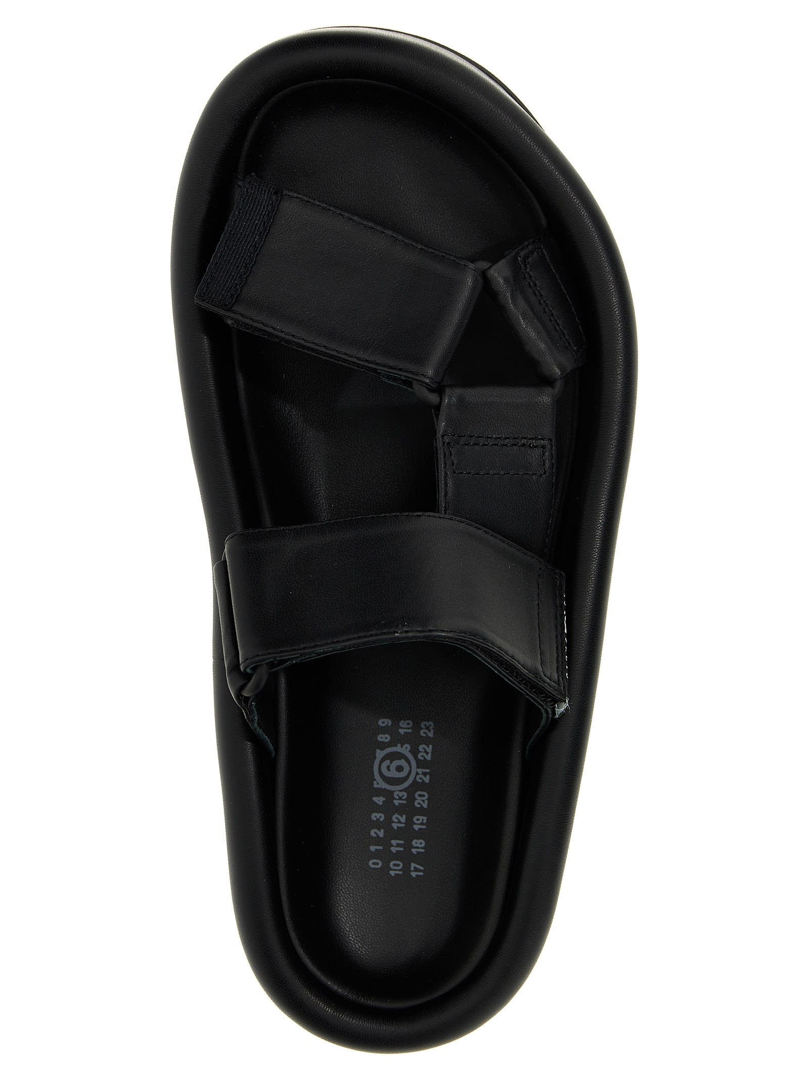 MM6 Maison Margiela Leather Sandals | italist