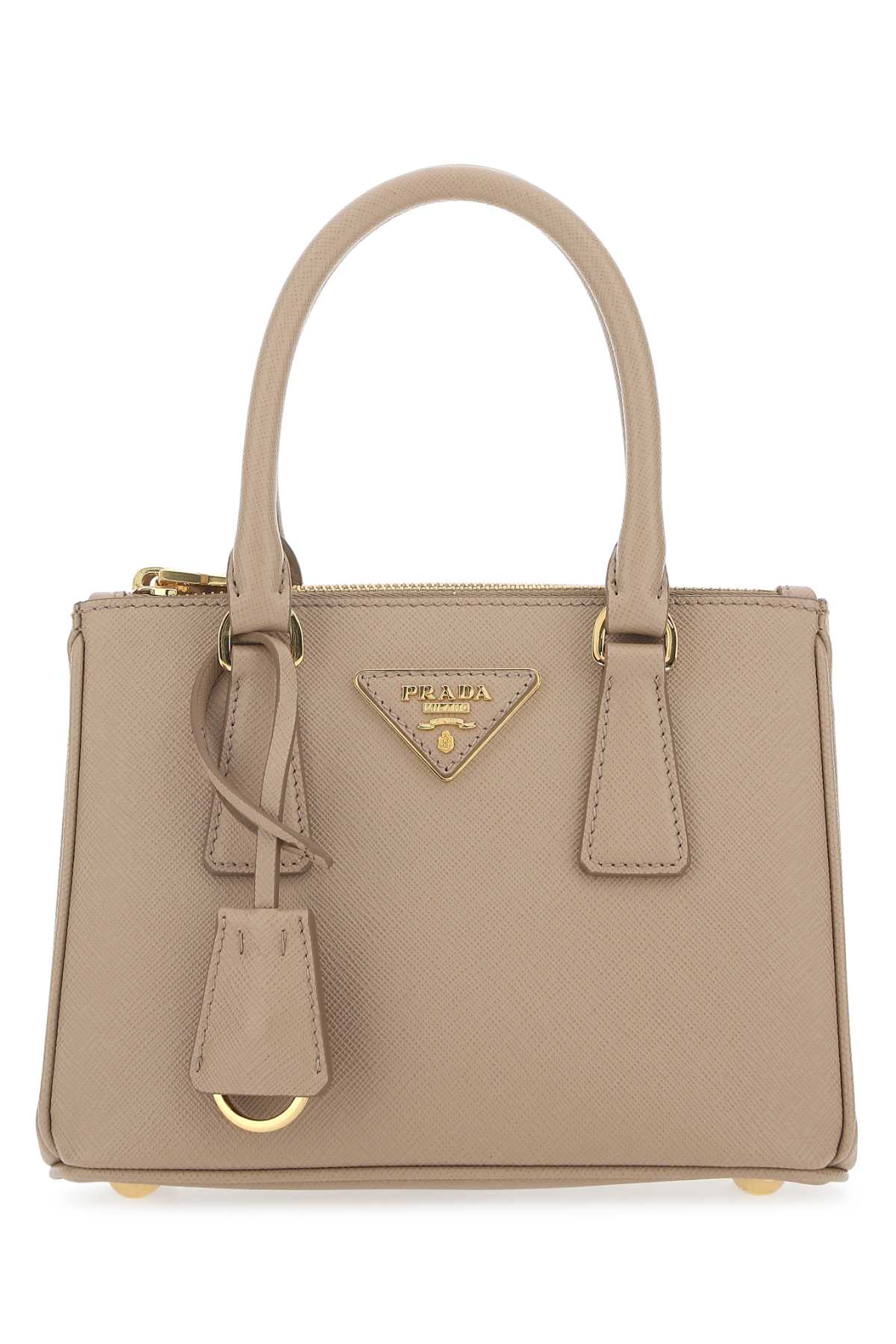 トートバッグ PRADA Powder Pink Leather Shoulder Bag Prada Powder Pink Leather Handbag | italist