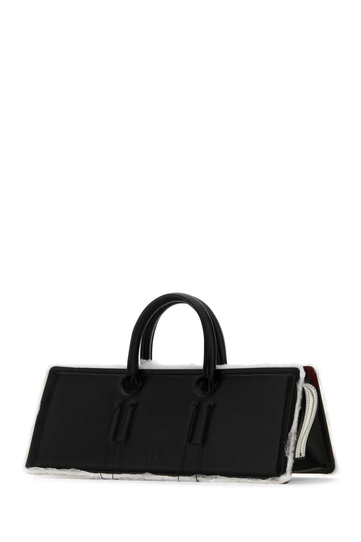 トートバッグ DENTRO SS24 Black leather Otto handbag (24SDNBO001 BLACK) Dentro Black Leather Otto Handbag | italist