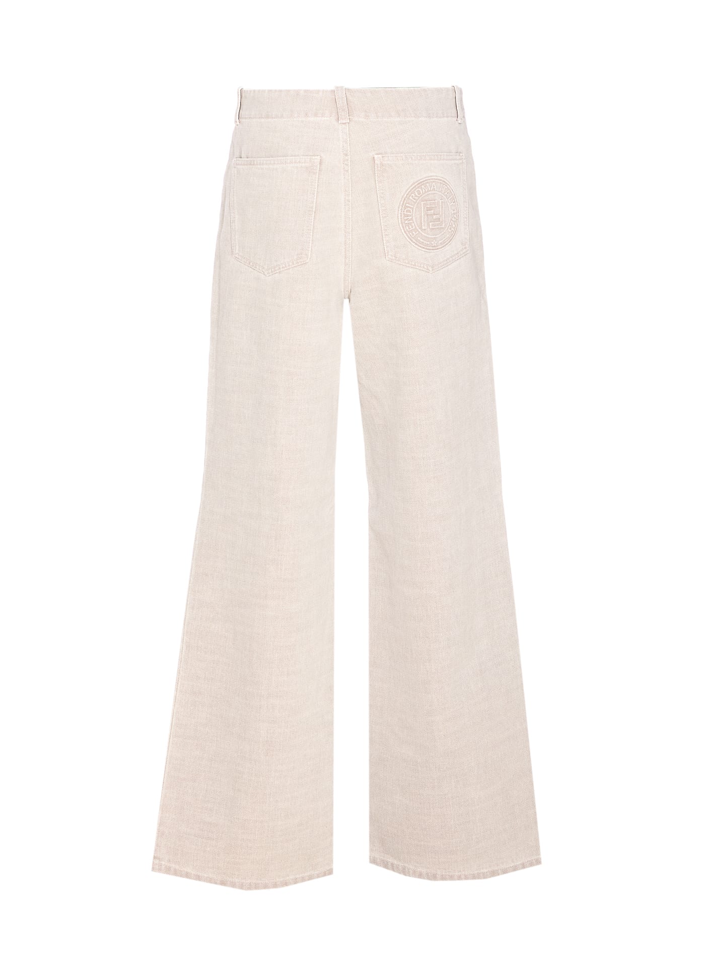 【関税込み】fendi 'Fendi Roma' gabardine pants 4c2cf75f7c530a3e5e5c113ad76f00