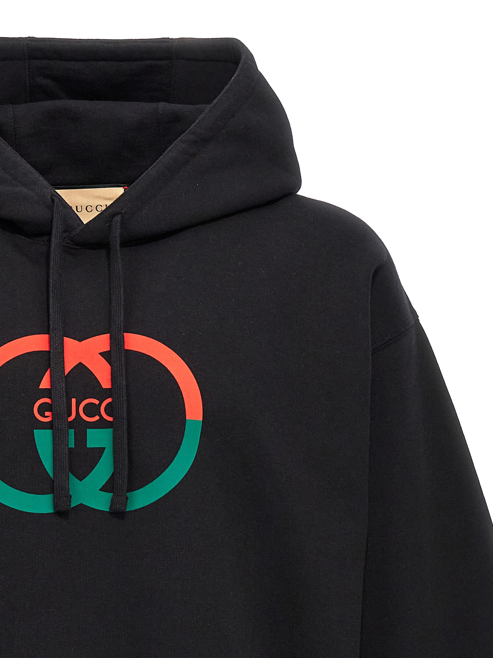 Gucci Logo Print Hoodie | italist