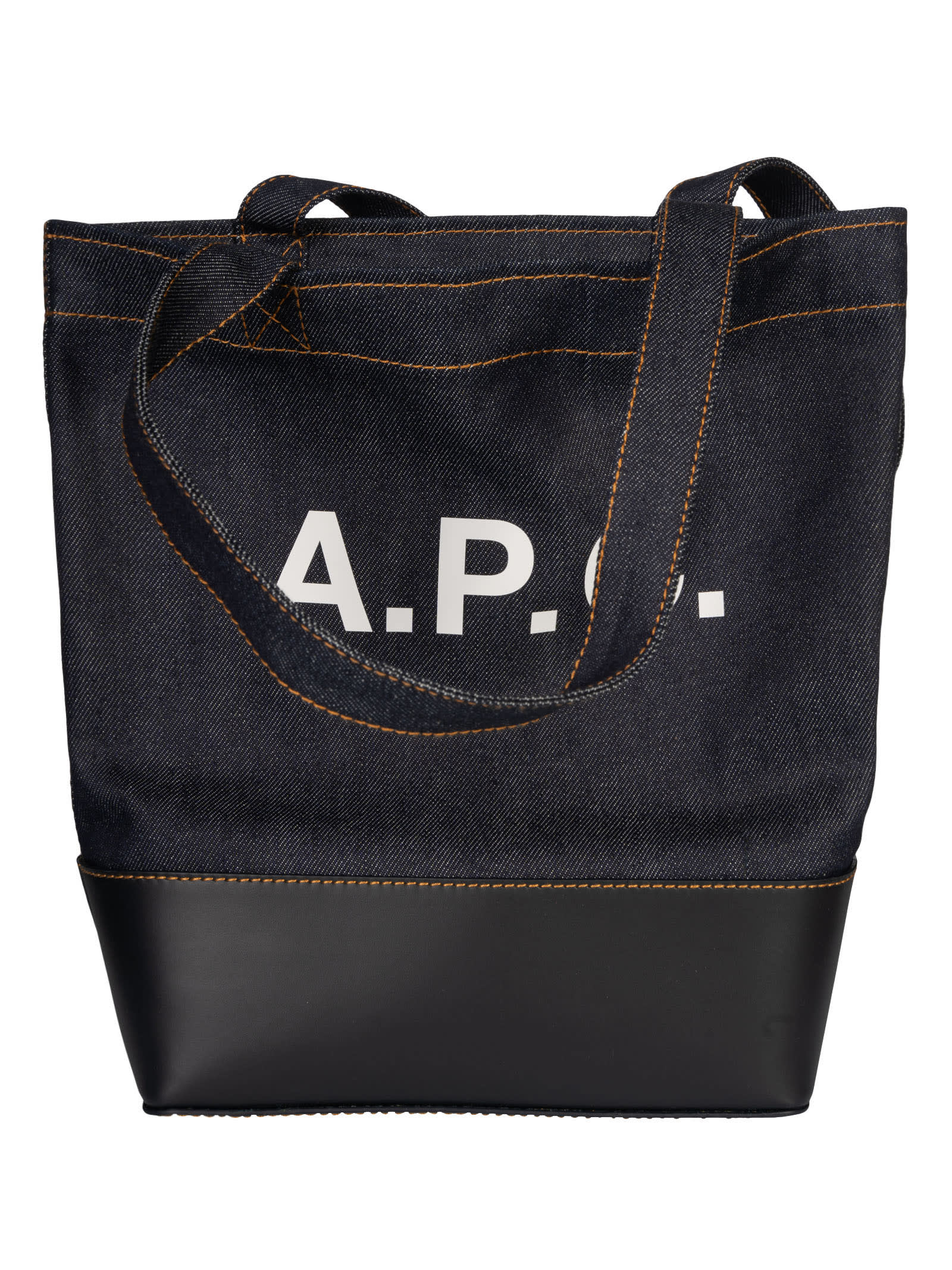 24AW【A.P.C.】Multicolor Denim And Fabric Axel Shoulder Bag A.P.C. Denim Axel Shoulder Bag | italist