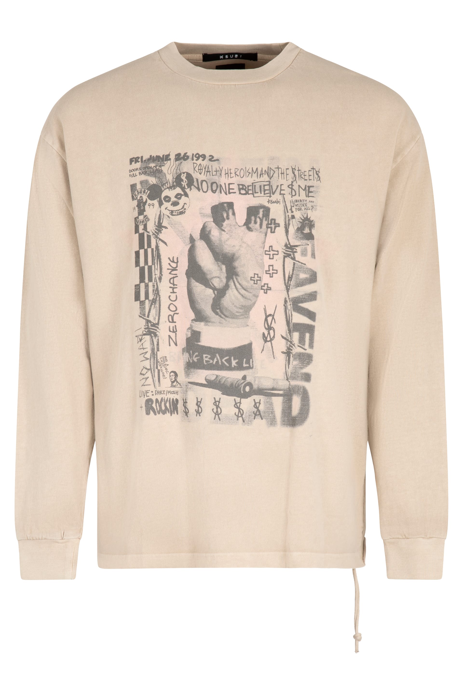 Ksubi Long Sleeve Cotton T-shirt | italist