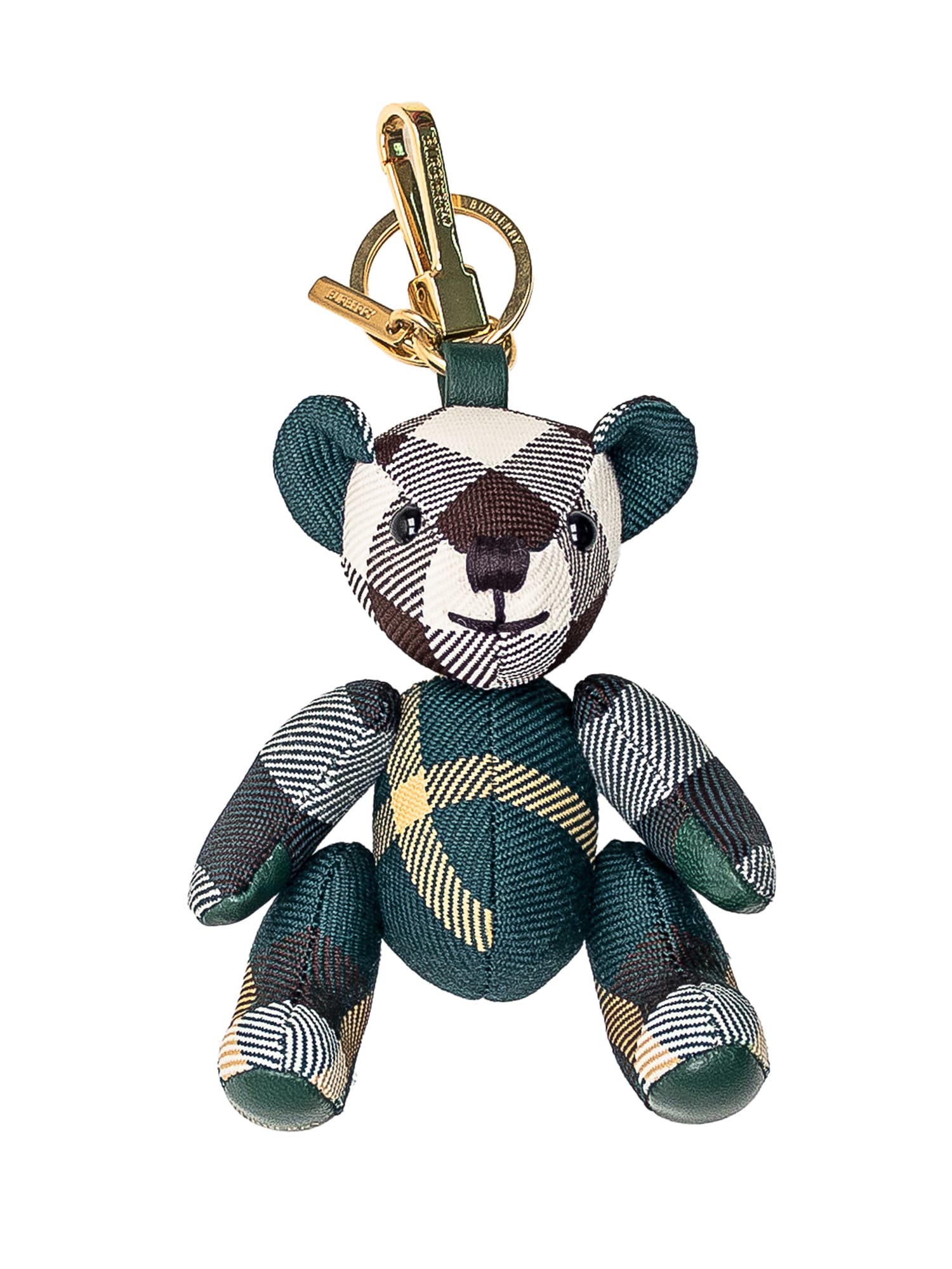 【関税＆送料込み】Burberry Keychains Burberry Thomas Bear Blue Bag Charm Key Ring Keychain Unused