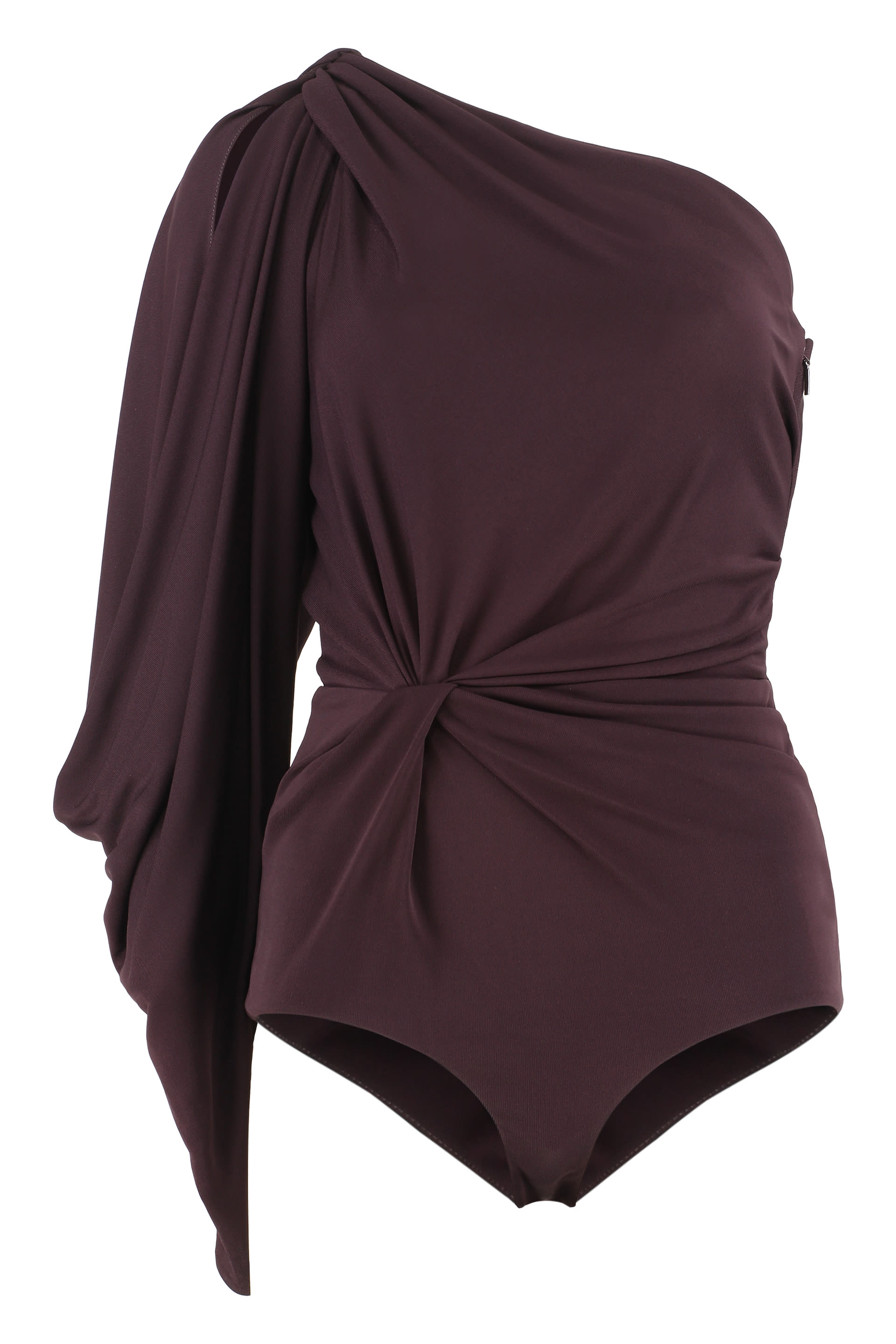 【送料&関税込】Saint Laurent Viscose One-shoulder Bodysuit Saint Laurent Viscose One-shoulder Bodysuit | italist