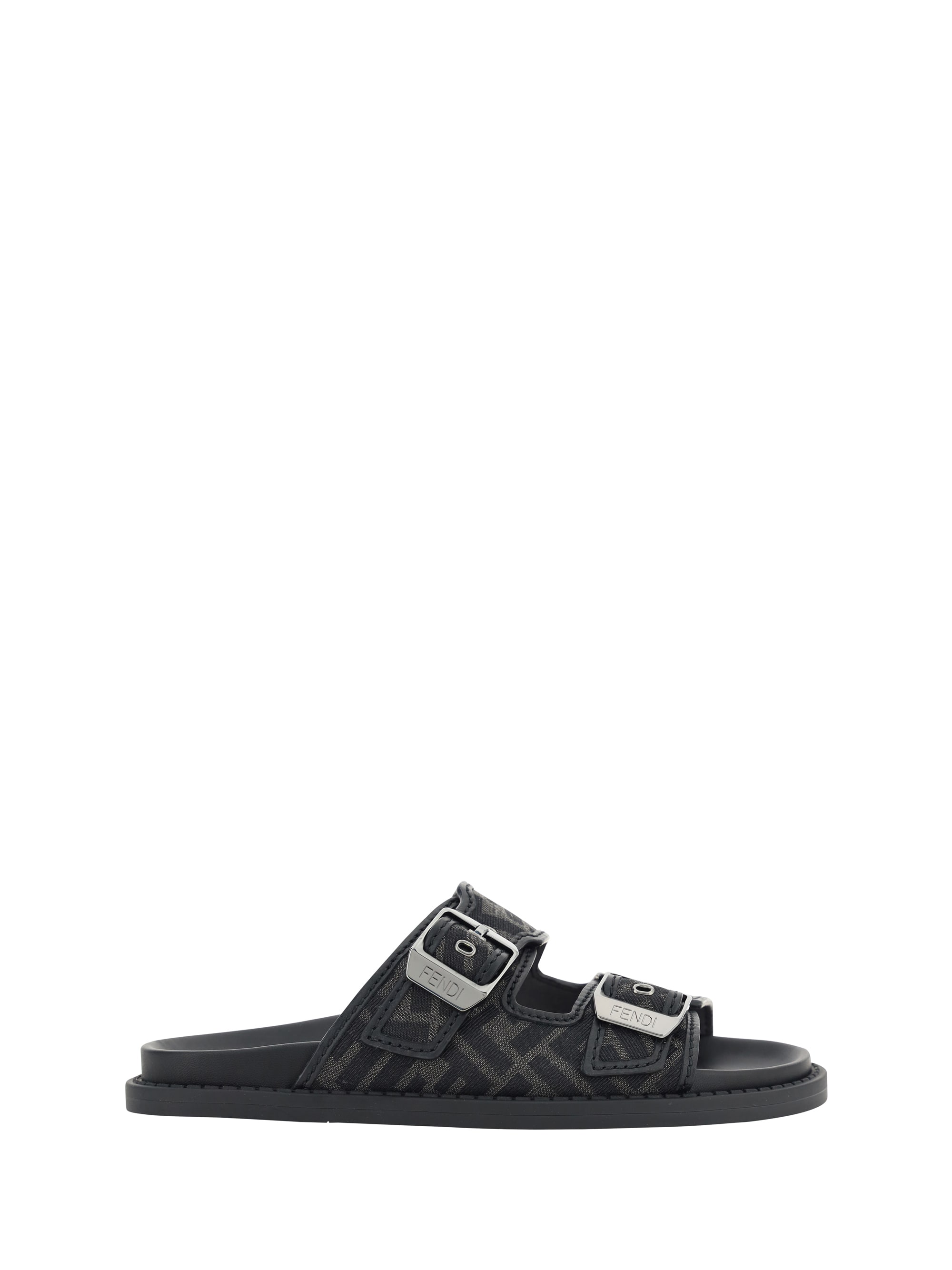 サンダル・ミュール Fendi Calfskin Sandals With Buckle Closure Fendi Calfskin Sandals | italist