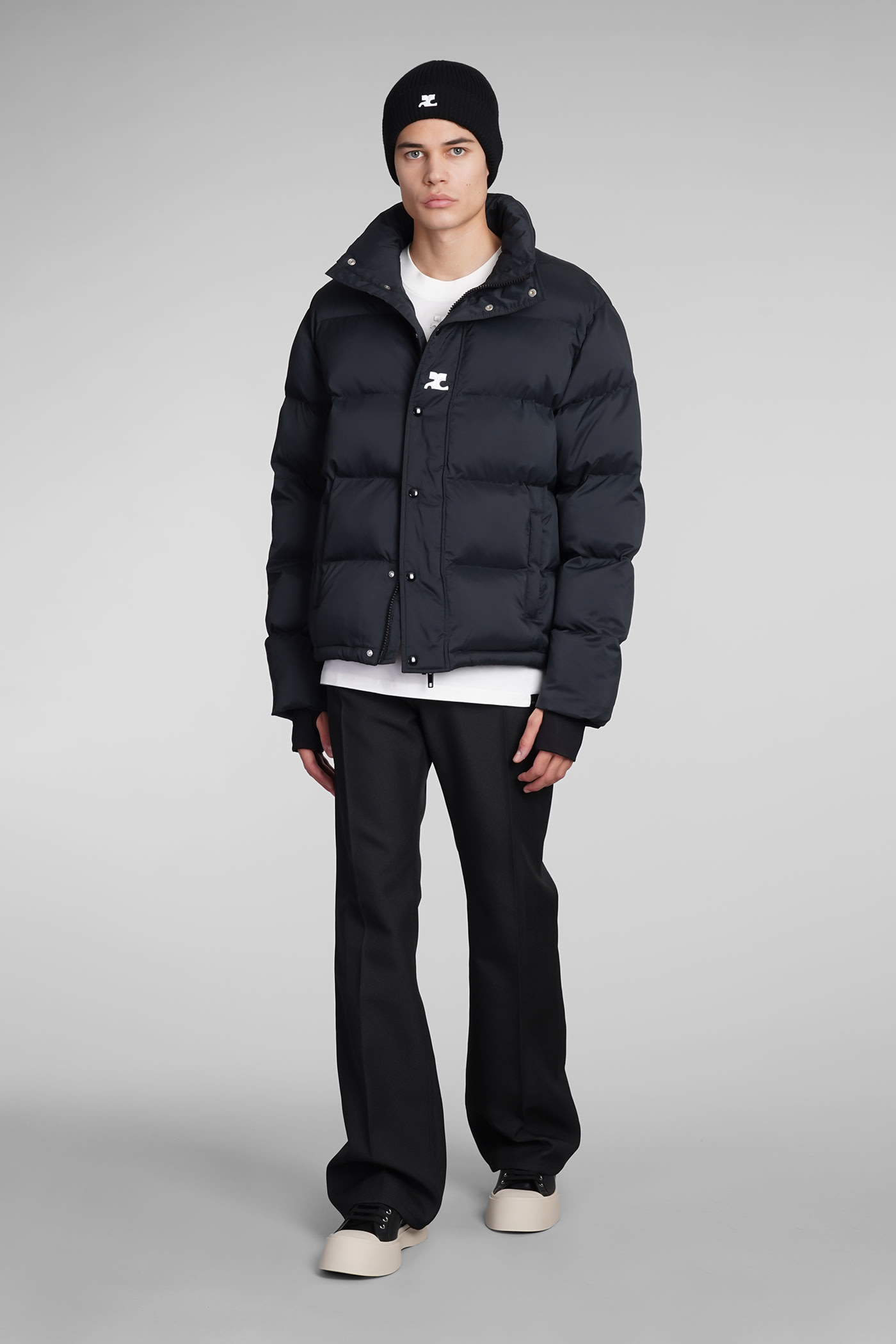 Courrèges Puffer In Black Polyester | italist