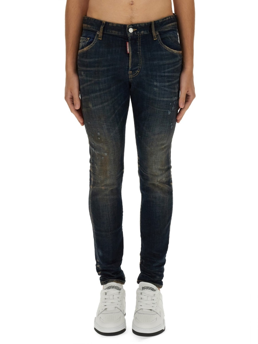 Dsquared2 ロコハッチスキニシンス S75LB0664S30733 900 Dsquared2 Skater Jeans | italist