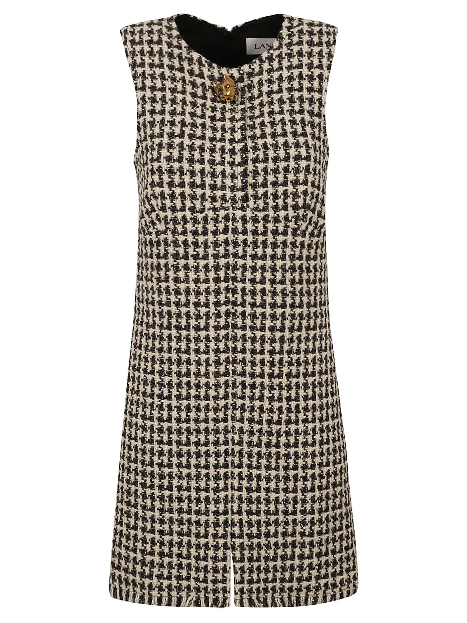 round neck sleeveless dress