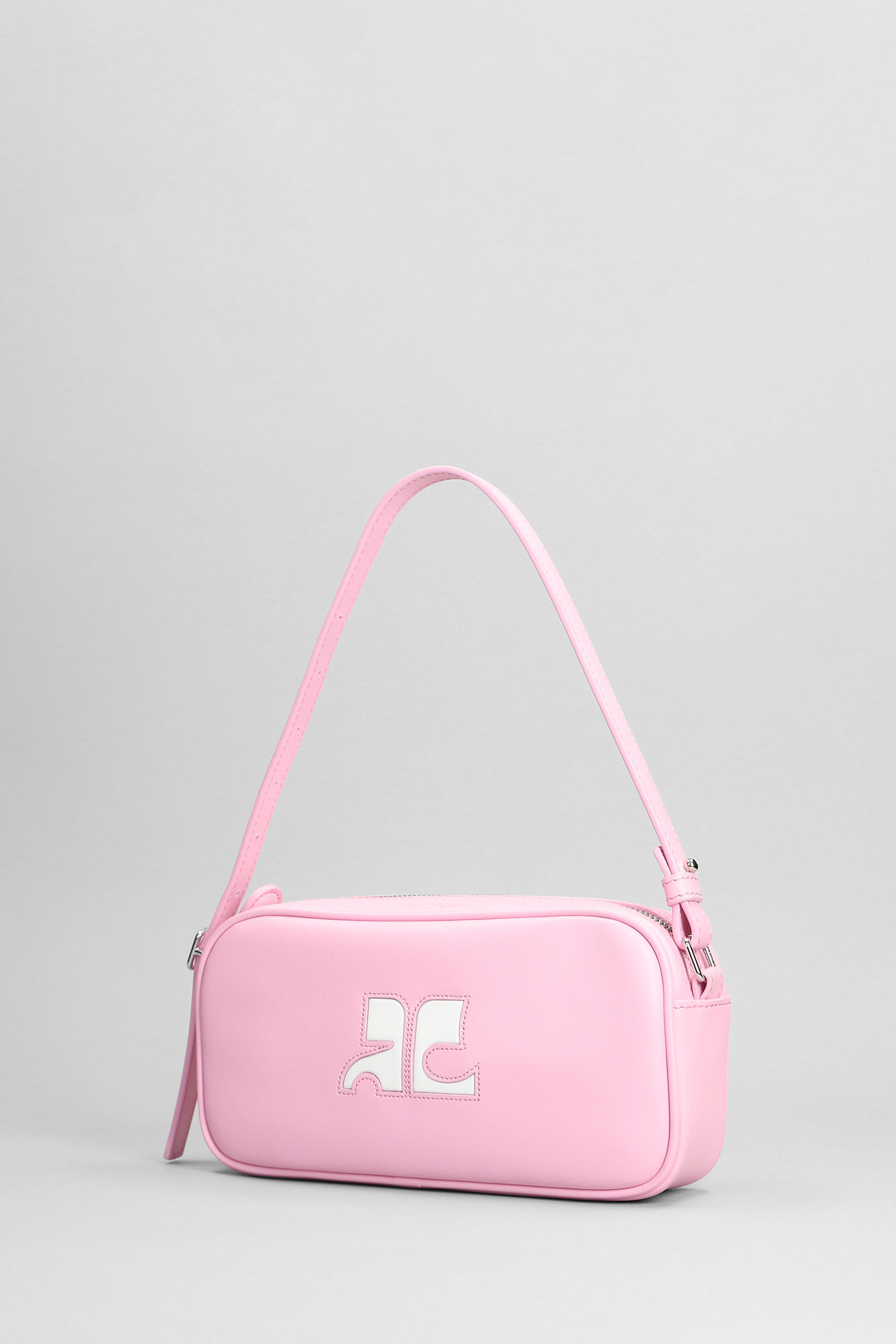 Courreges AC Leather Bowling Bag