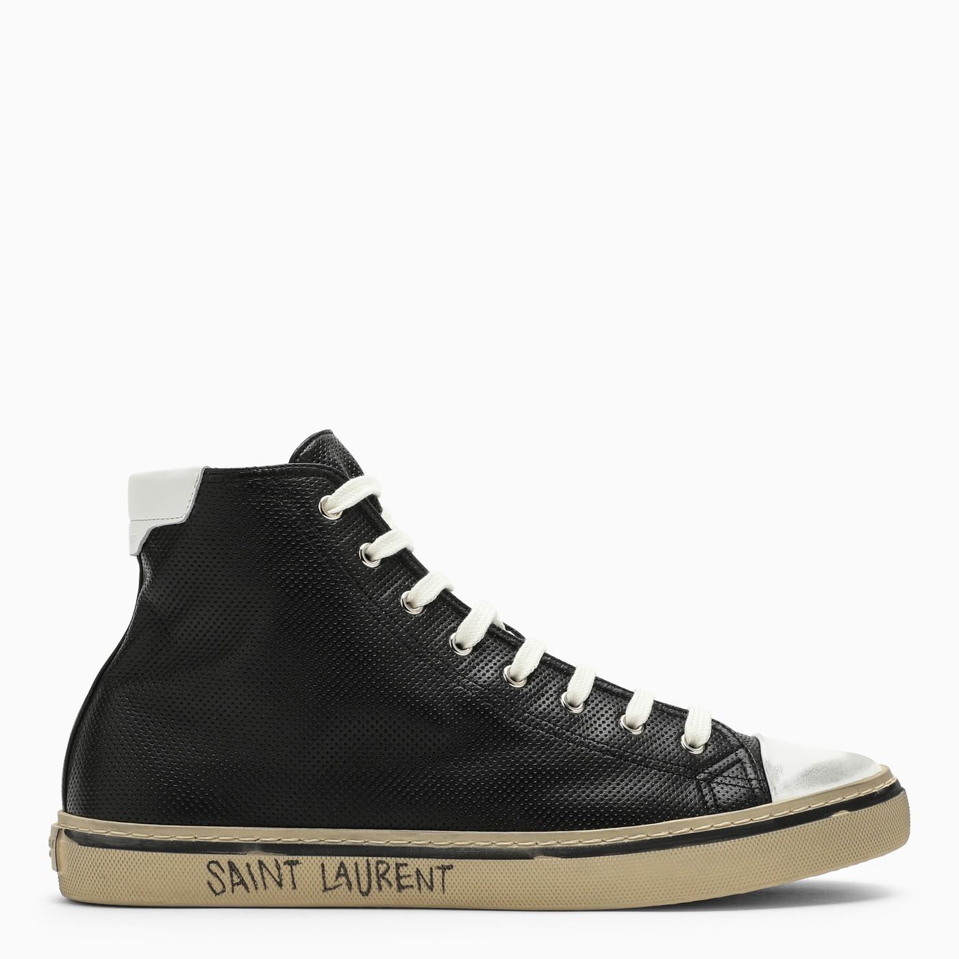 【Saint Laurent】スムースレザーのスニーカー「マリブ」 Saint Laurent】スムースレザーのスニーカー「マリブ」 (Saint